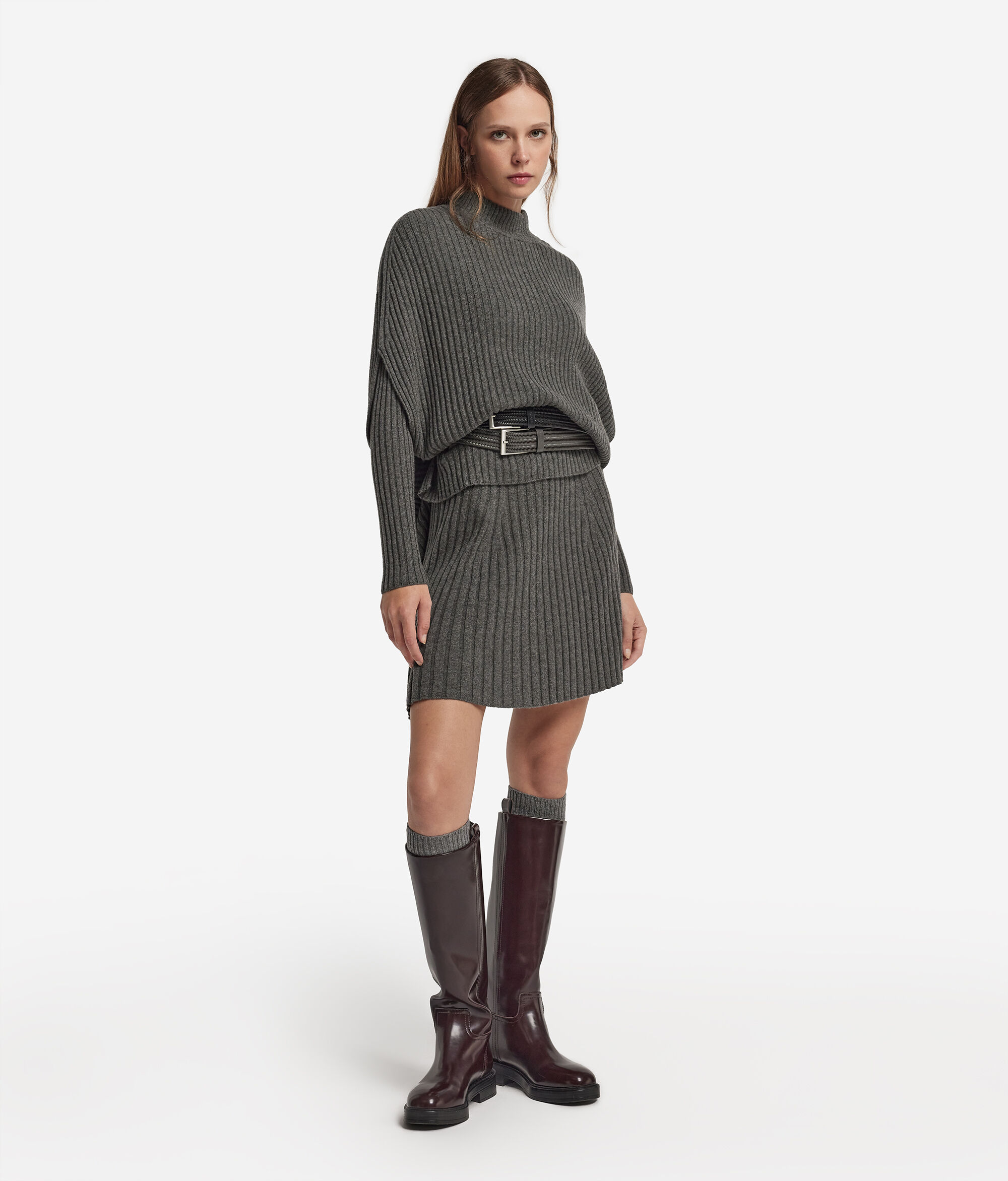 Ribbed Ultrasoft Cashmere dress