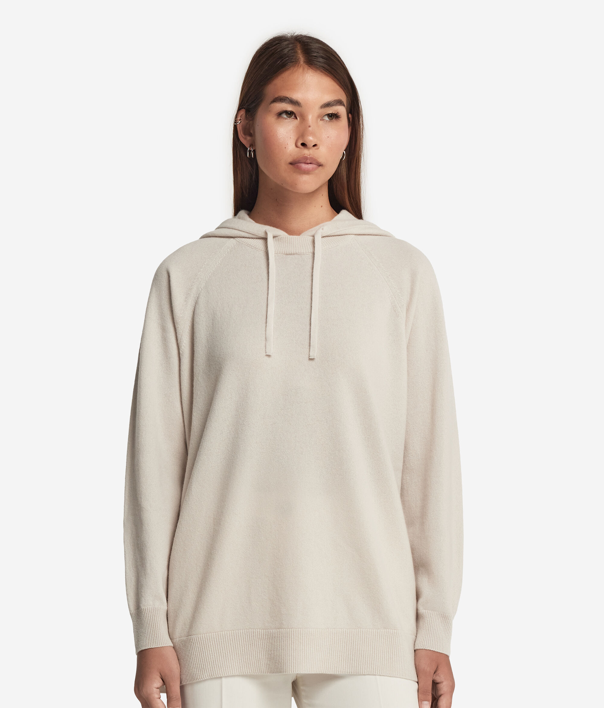 Felpa con Cappuccio in Cashmere Ultrasoft