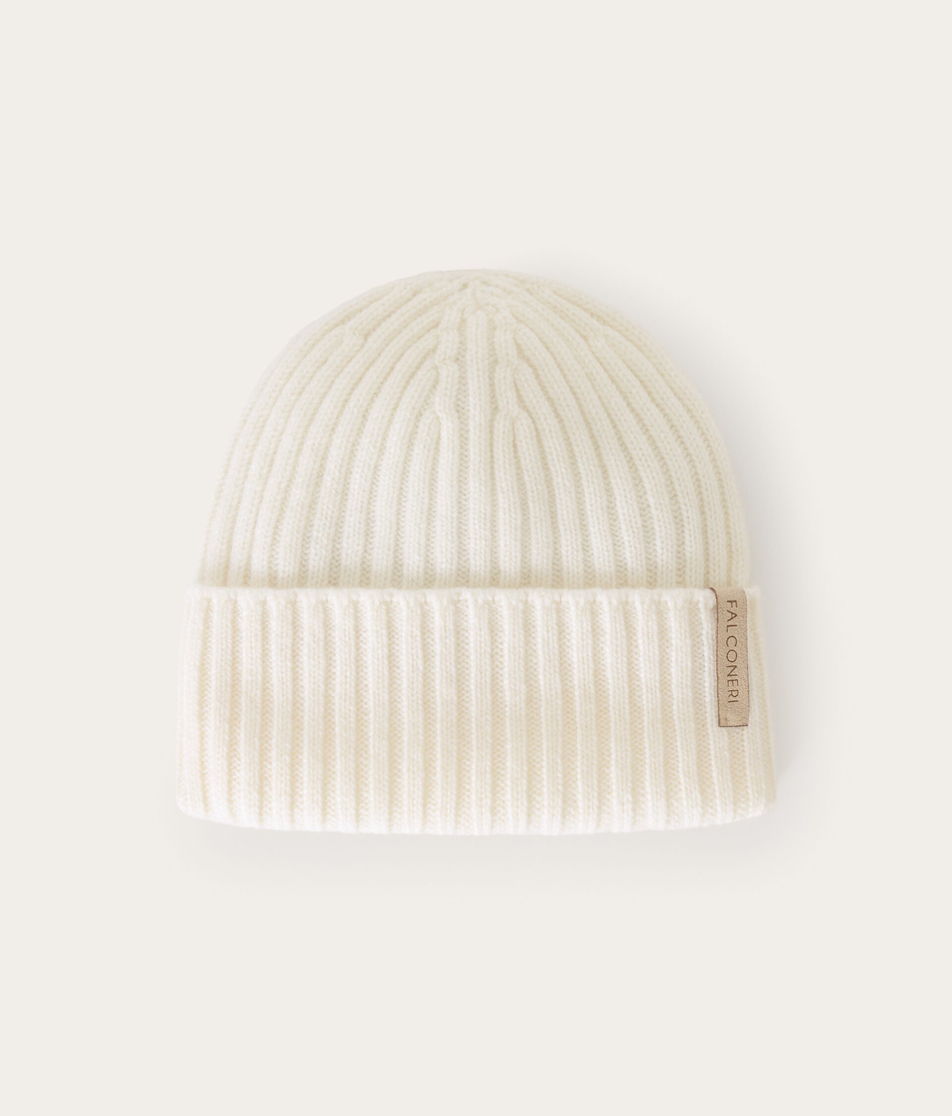 Bonnet côtelé en cachemire ultra-doux