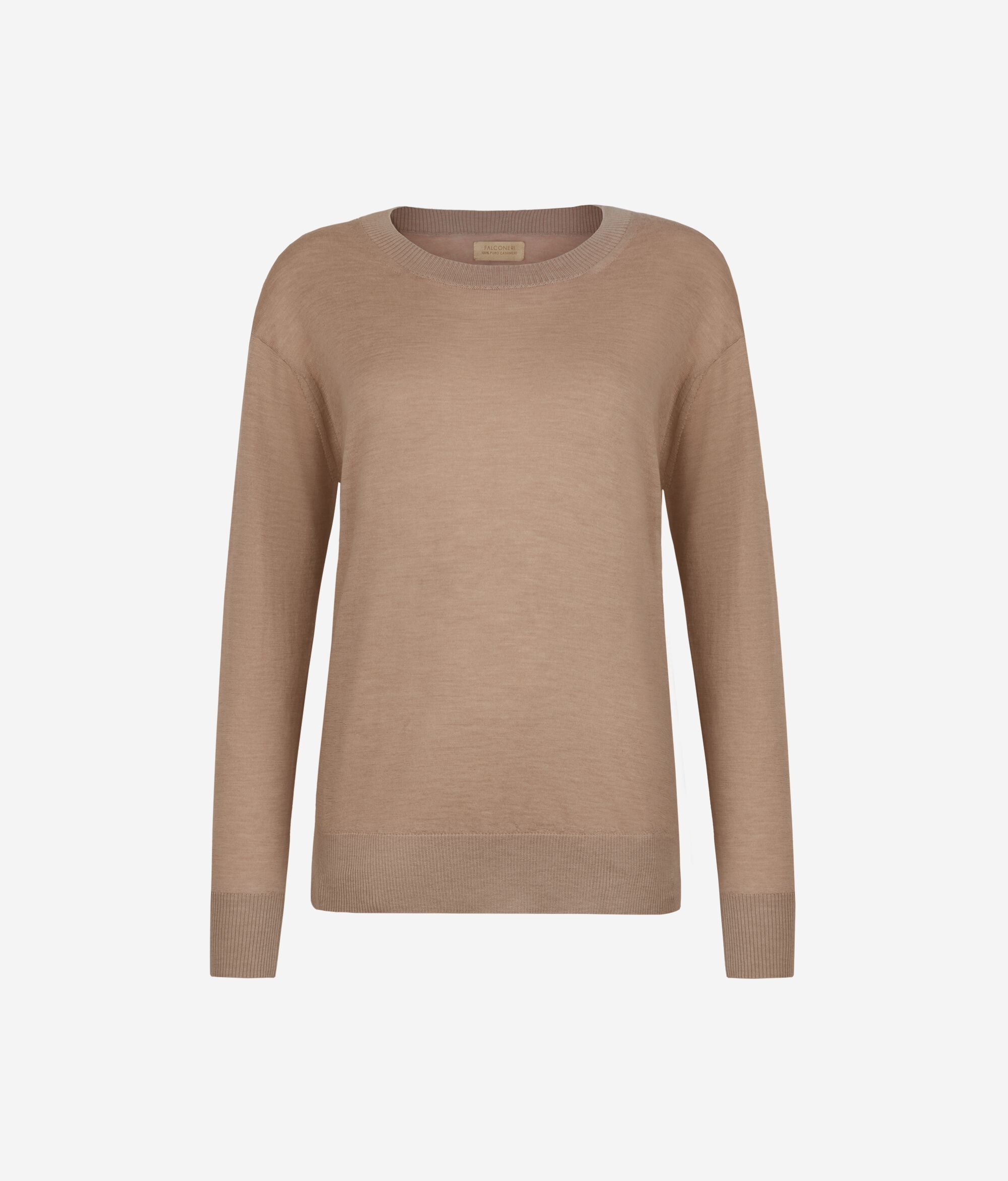 Maglia Girocollo in Cashmere con spacchi