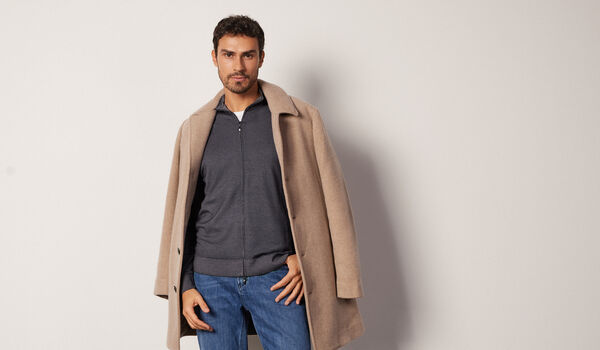 Cardigan Zip in Cashmere Ultrafine