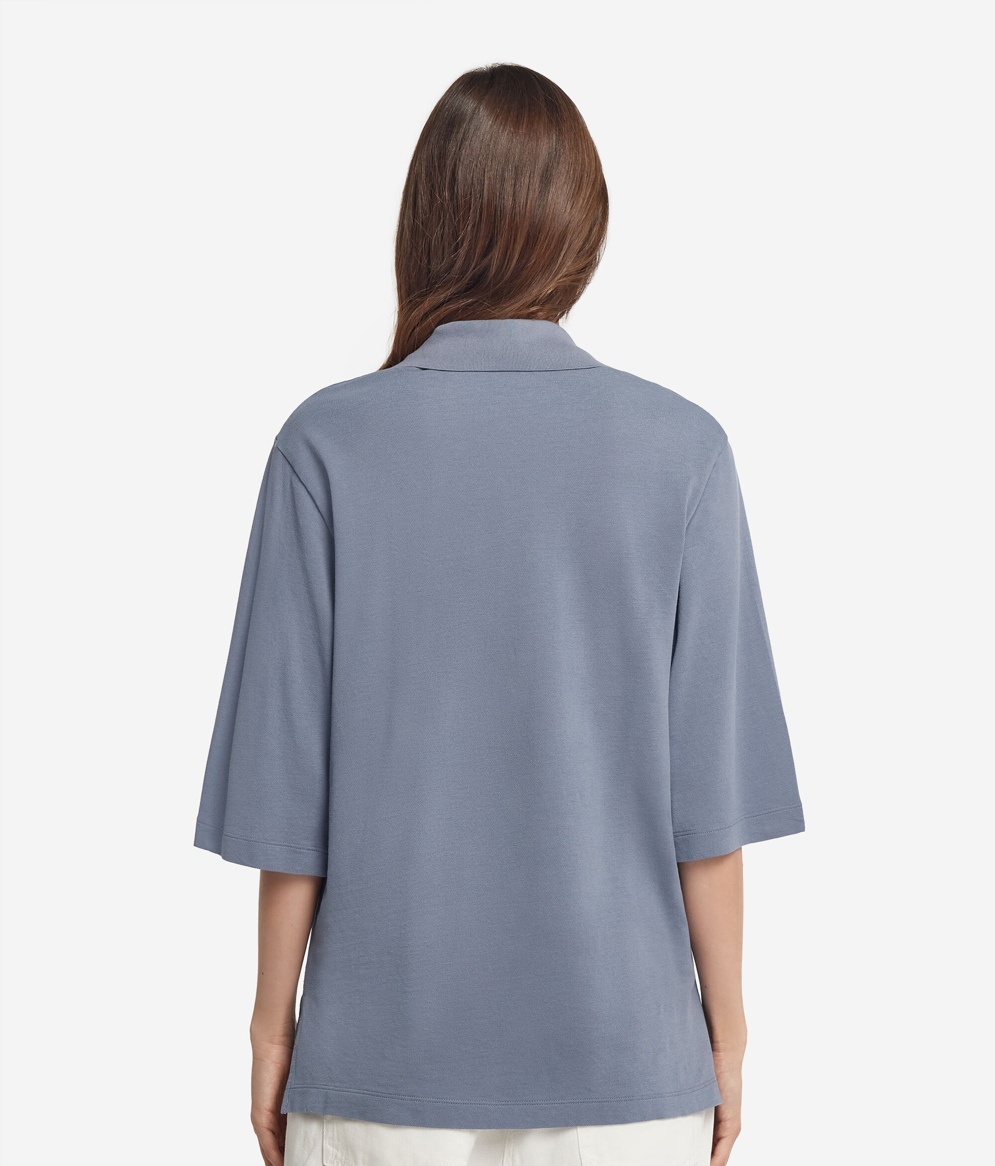 Cotton Piqué and Silk Polo