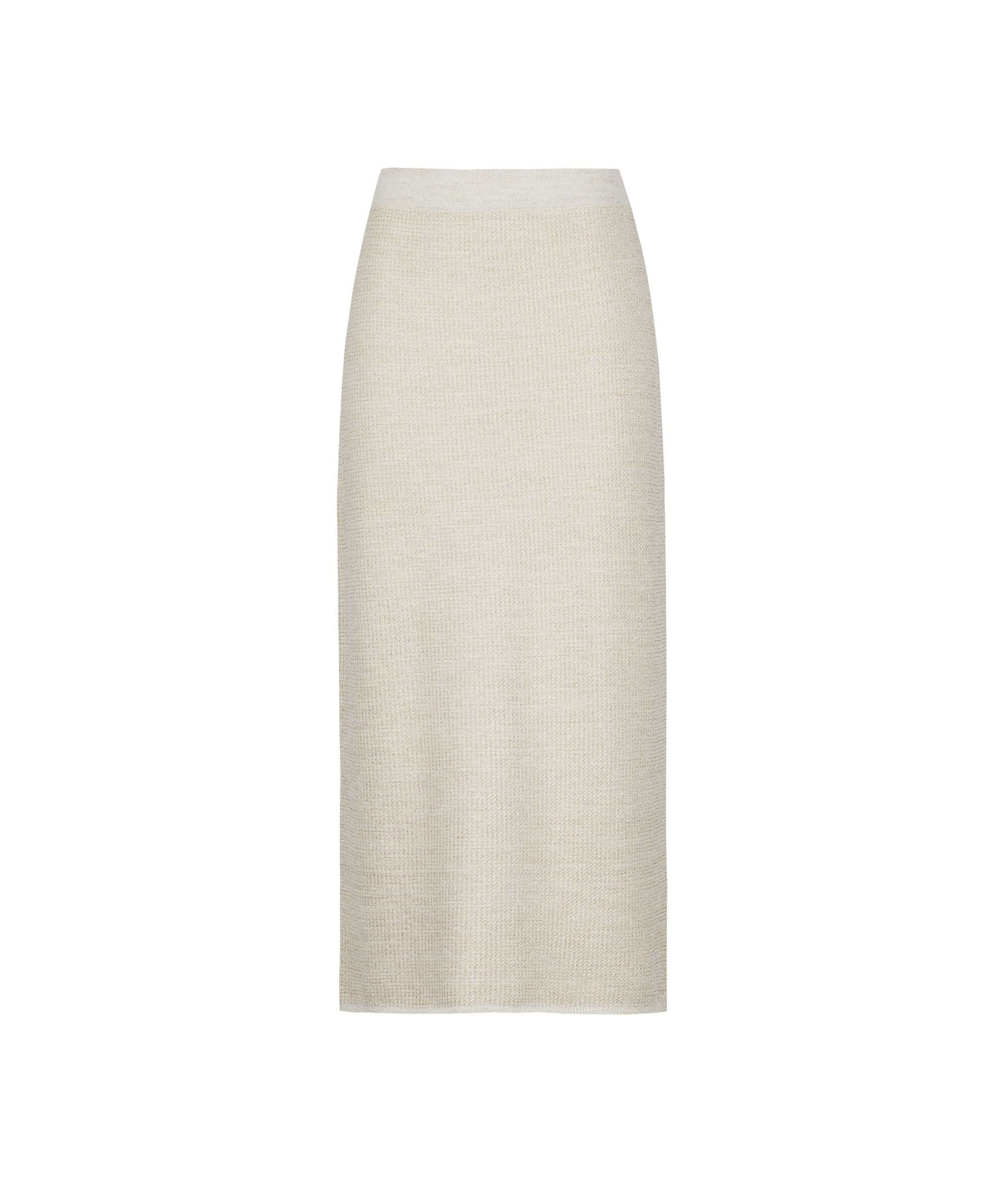 Midi Lamé Skirt_8052