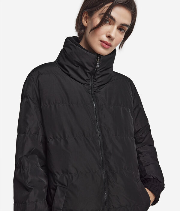 Двусторонний пуховик из кашемира