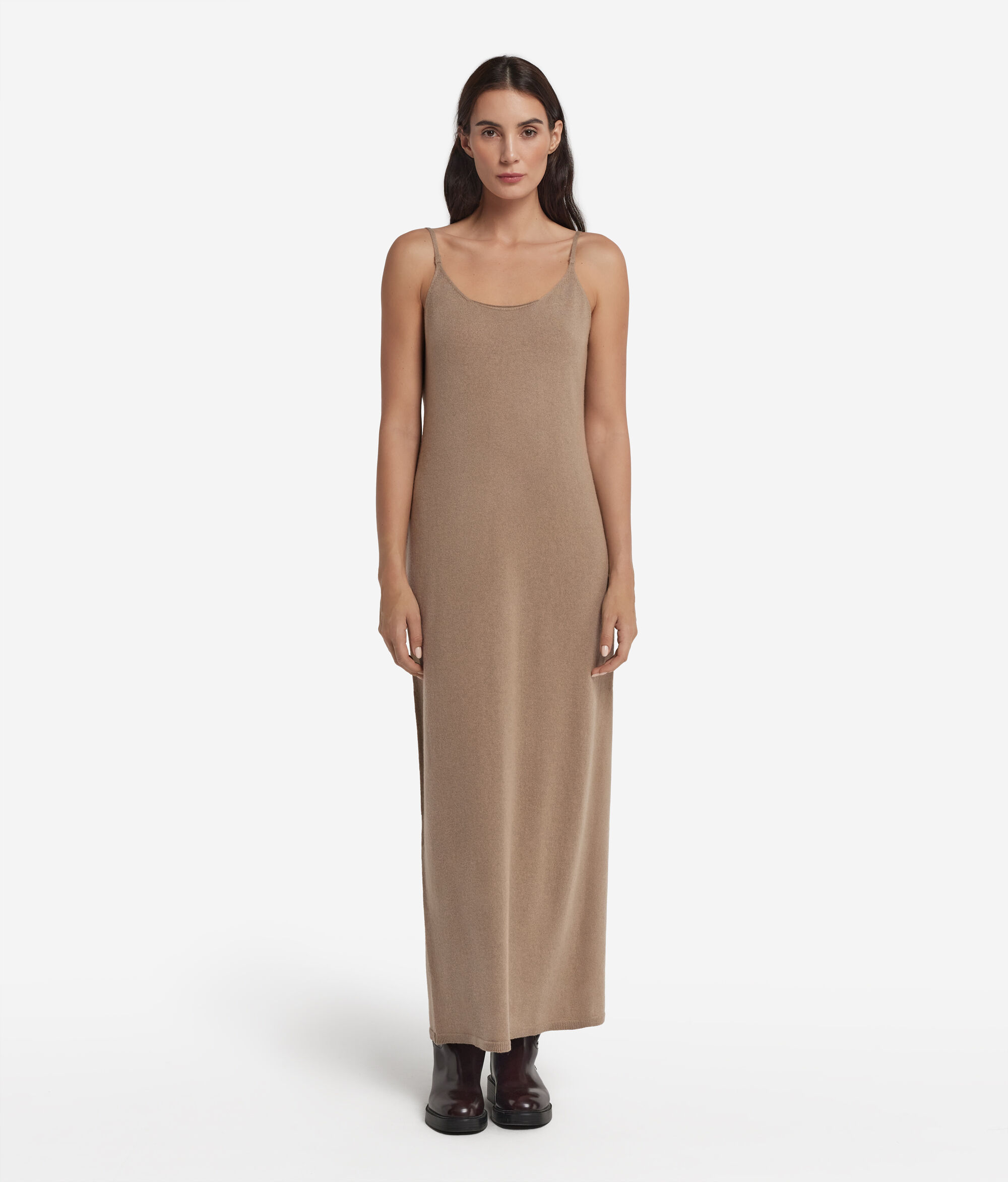 Платье-комбинация из ультрамягкого кашемира