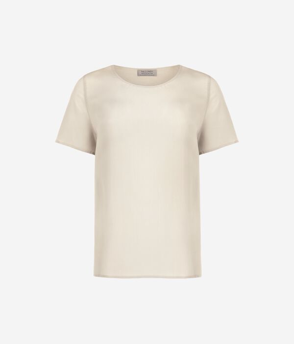 Блуза из шелка и модала