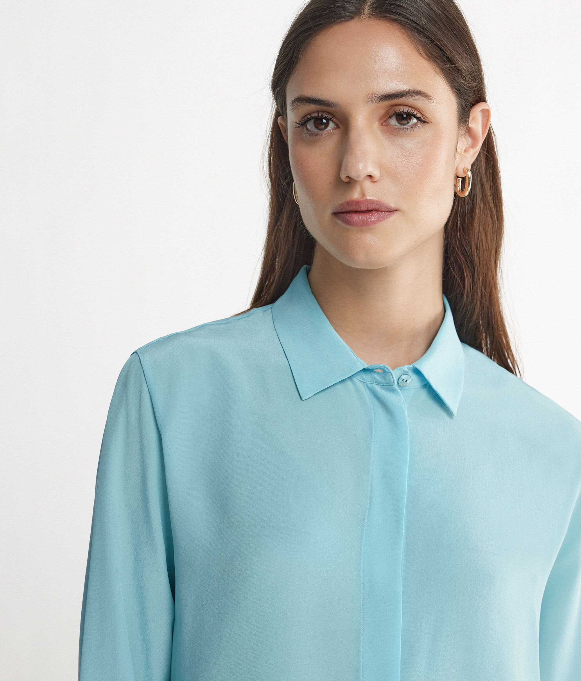 Chemise en soie femme