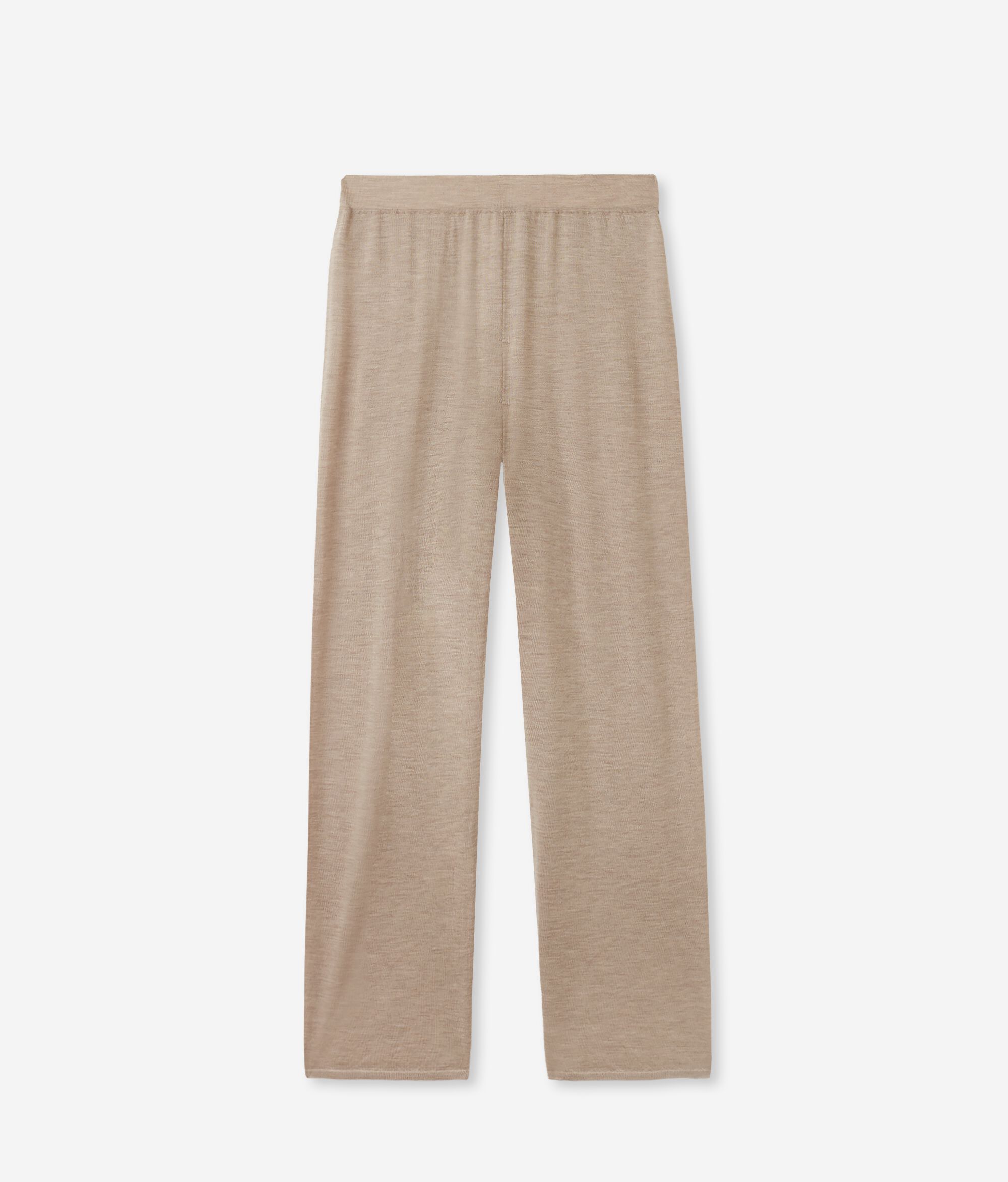 Pantalon large en cachemire ultra-fin