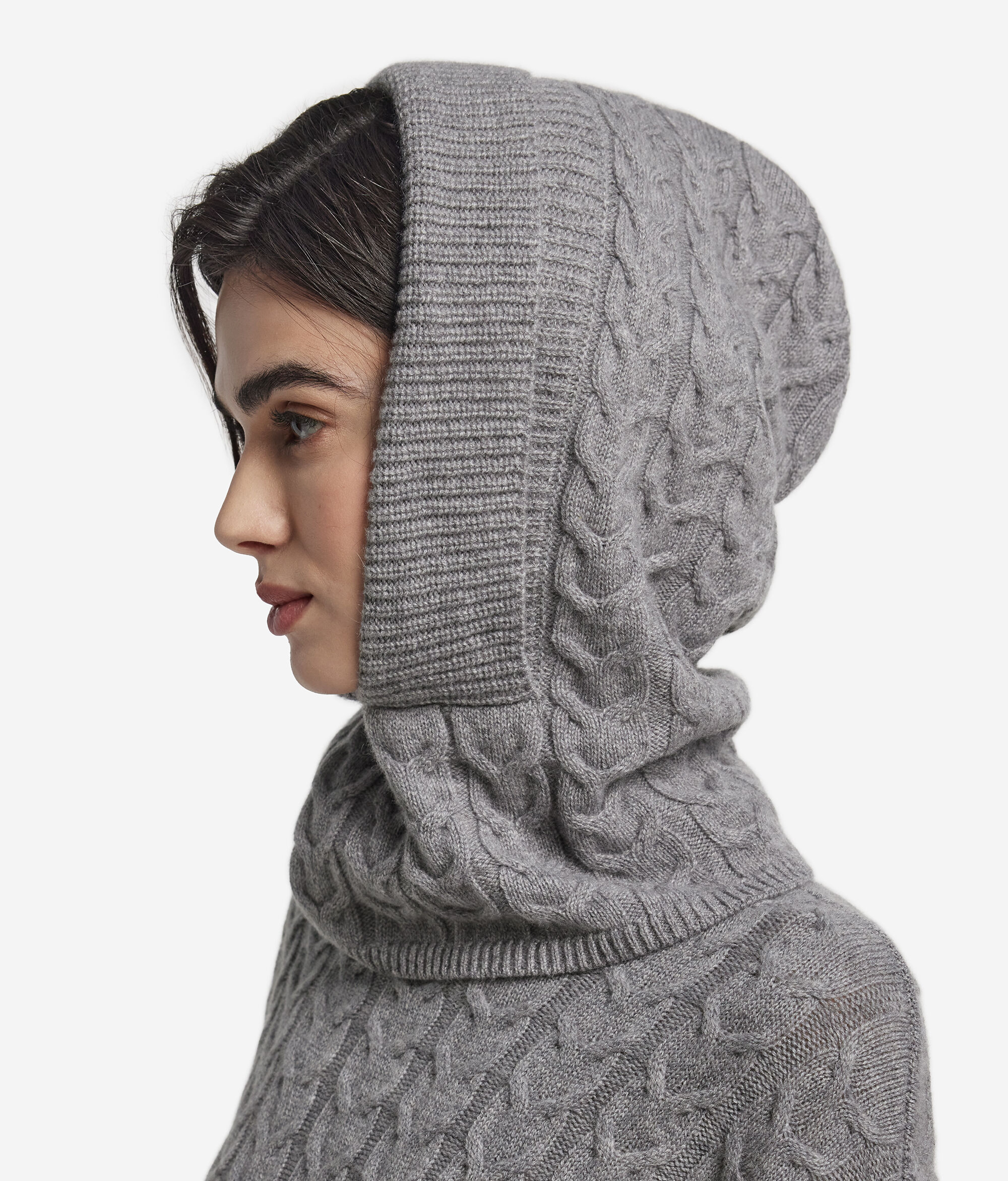 Hood with Ultrasoft Cashmere weave