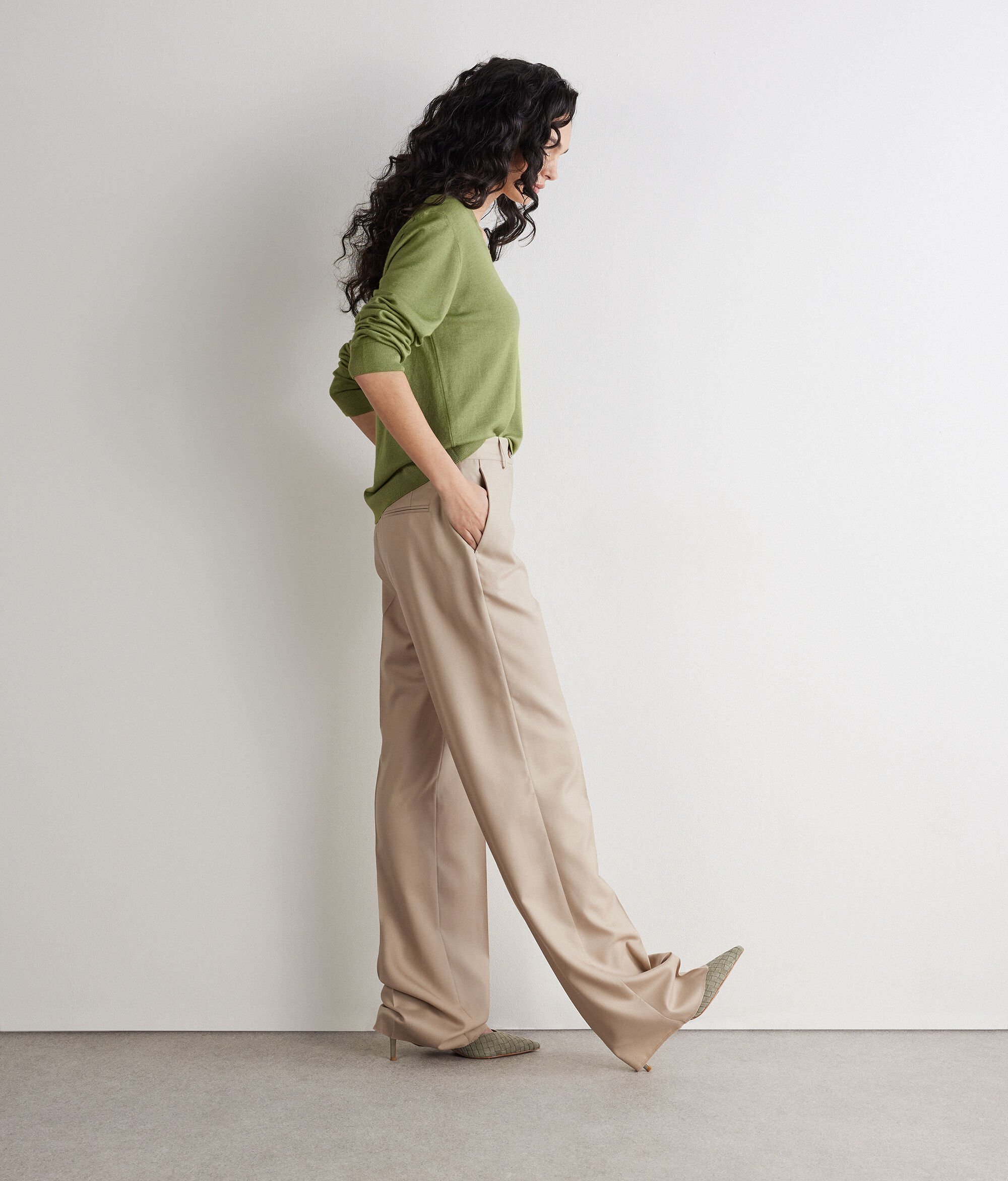 Μπλούζα με Ντεκολτέ V από Ultrafine Cashmere