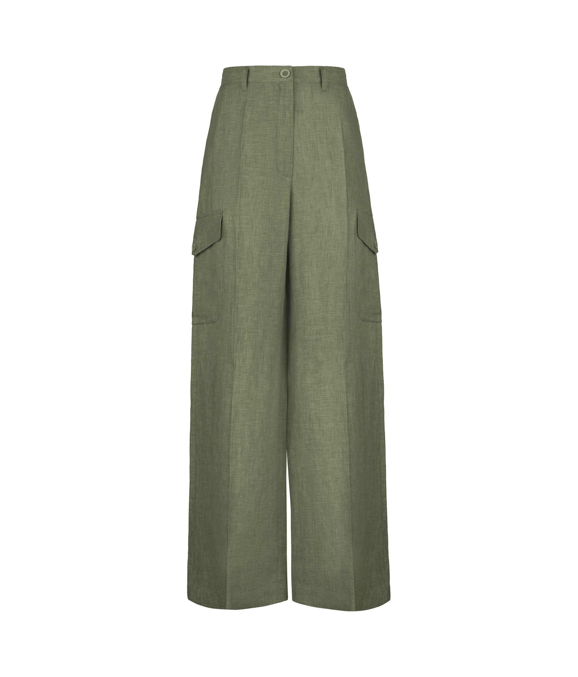 Pantalone Cargo in Lino