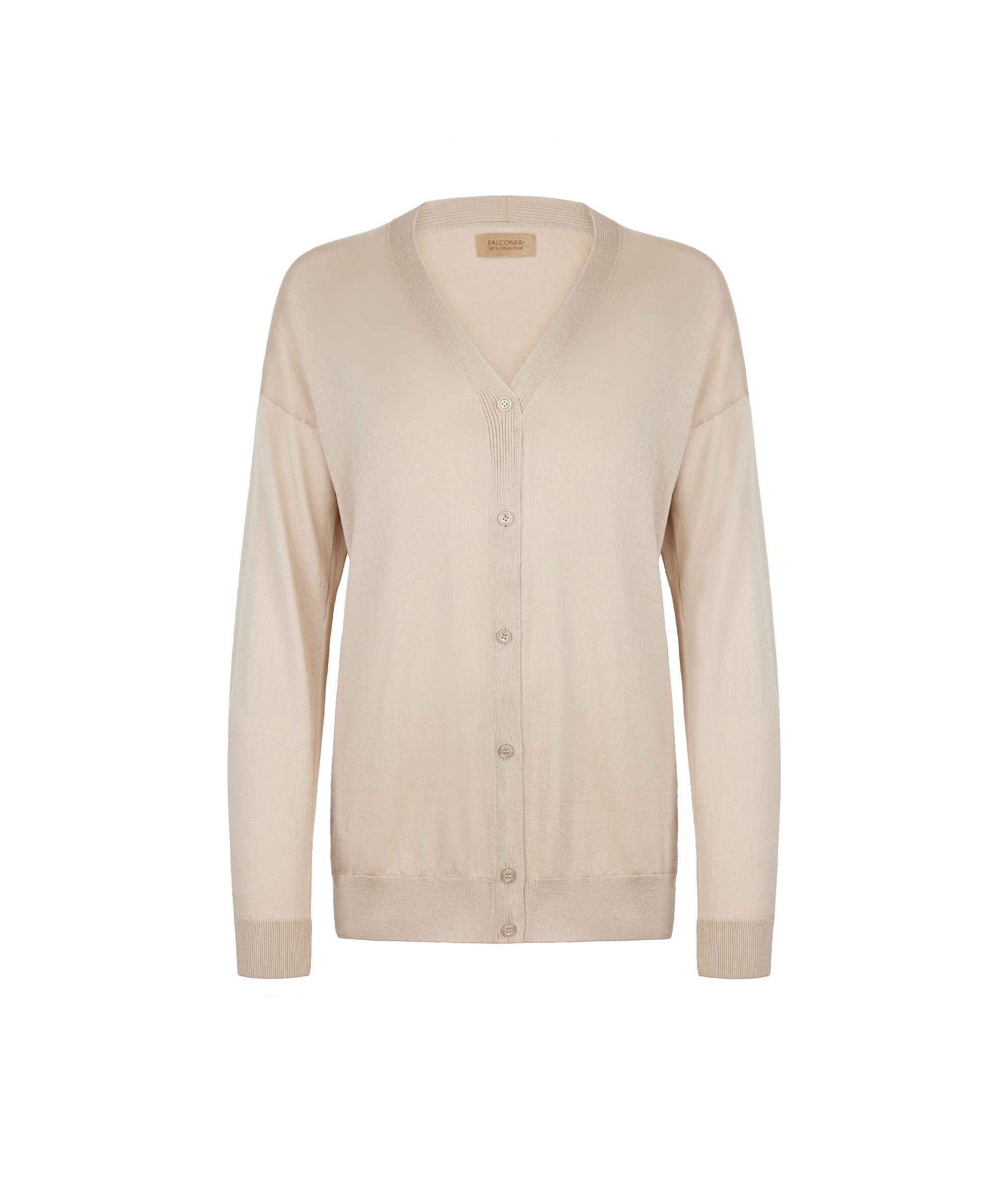 Μακρυμάνικη Ζακέτα από Silk Cotton
