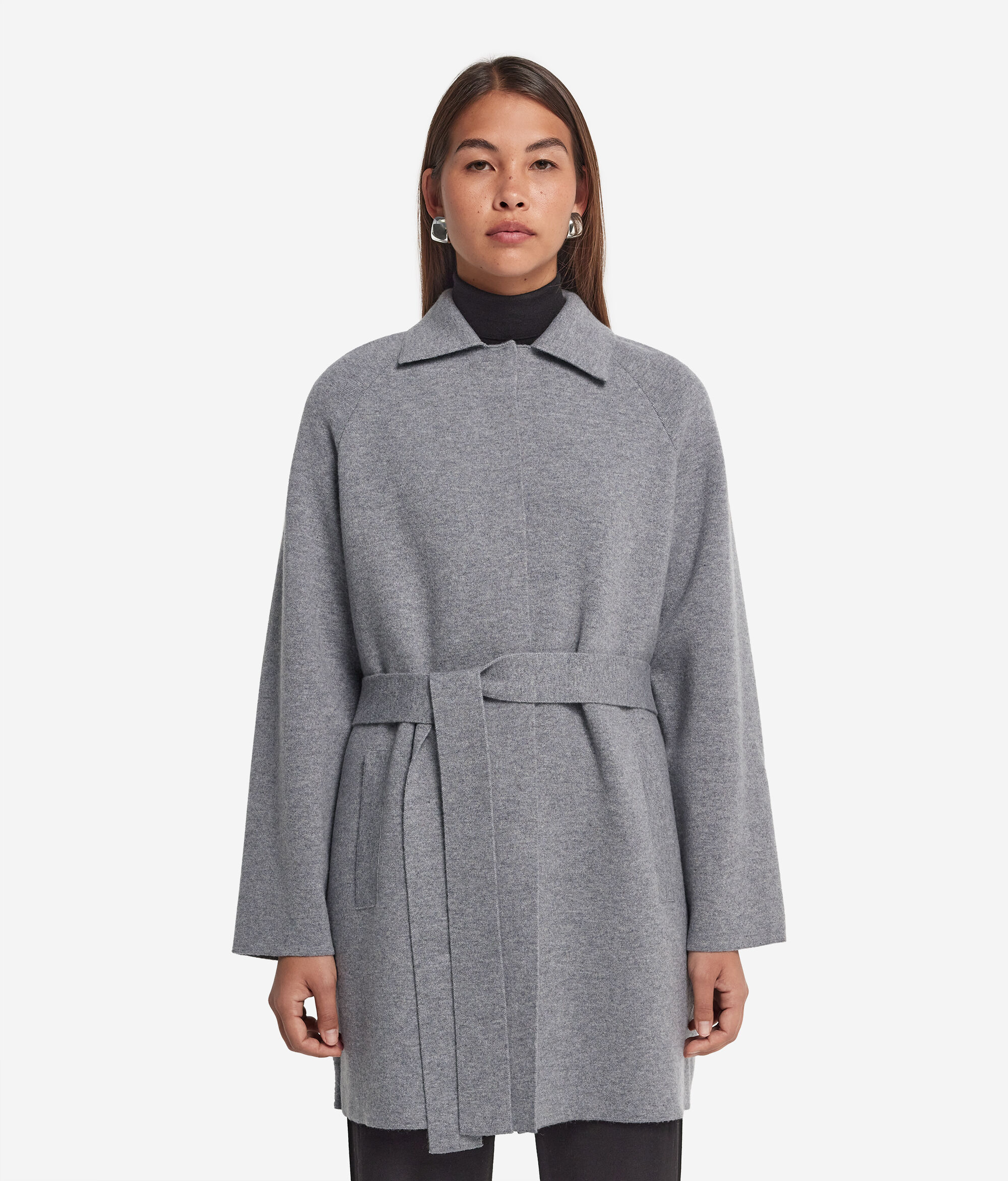 Ultrasoft Cashmere Coat with Collar
