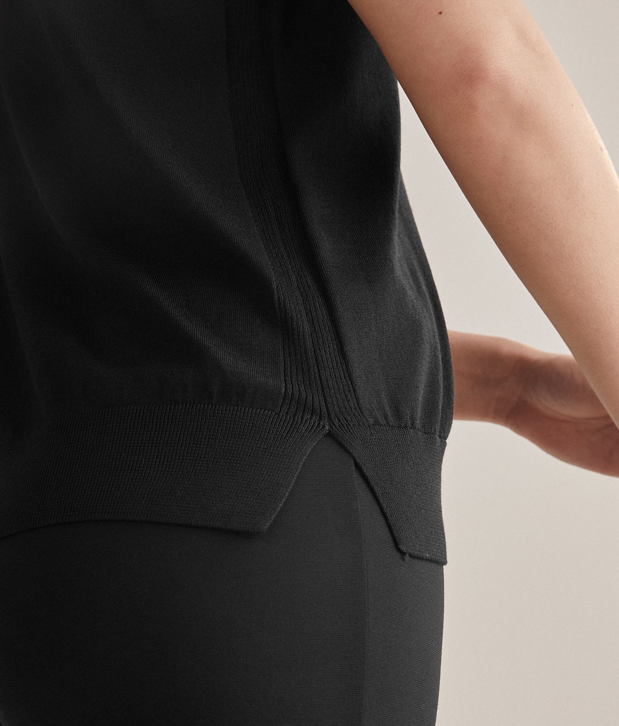 Джемпер из шелка и хлопка