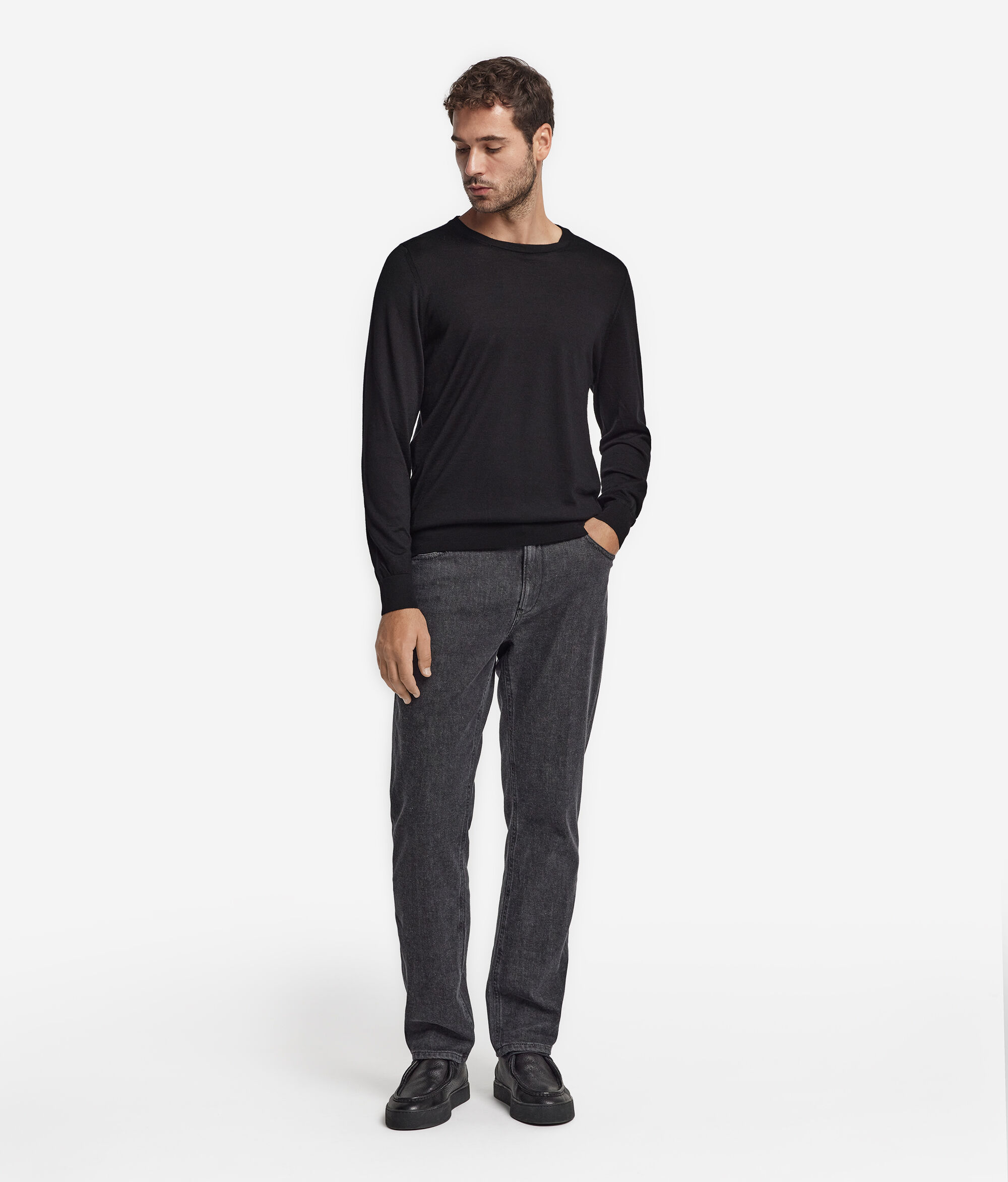 Ultrafine Cashmere Crewneck Sweater | Falconeri