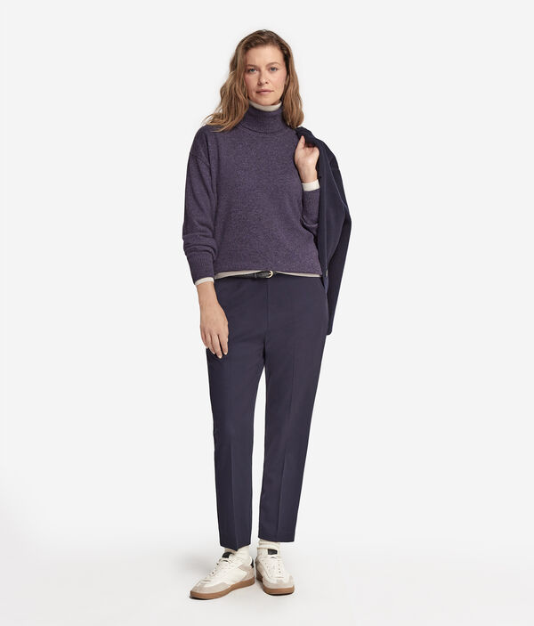 Ultrasoft Cashmere Turtleneck with Slits