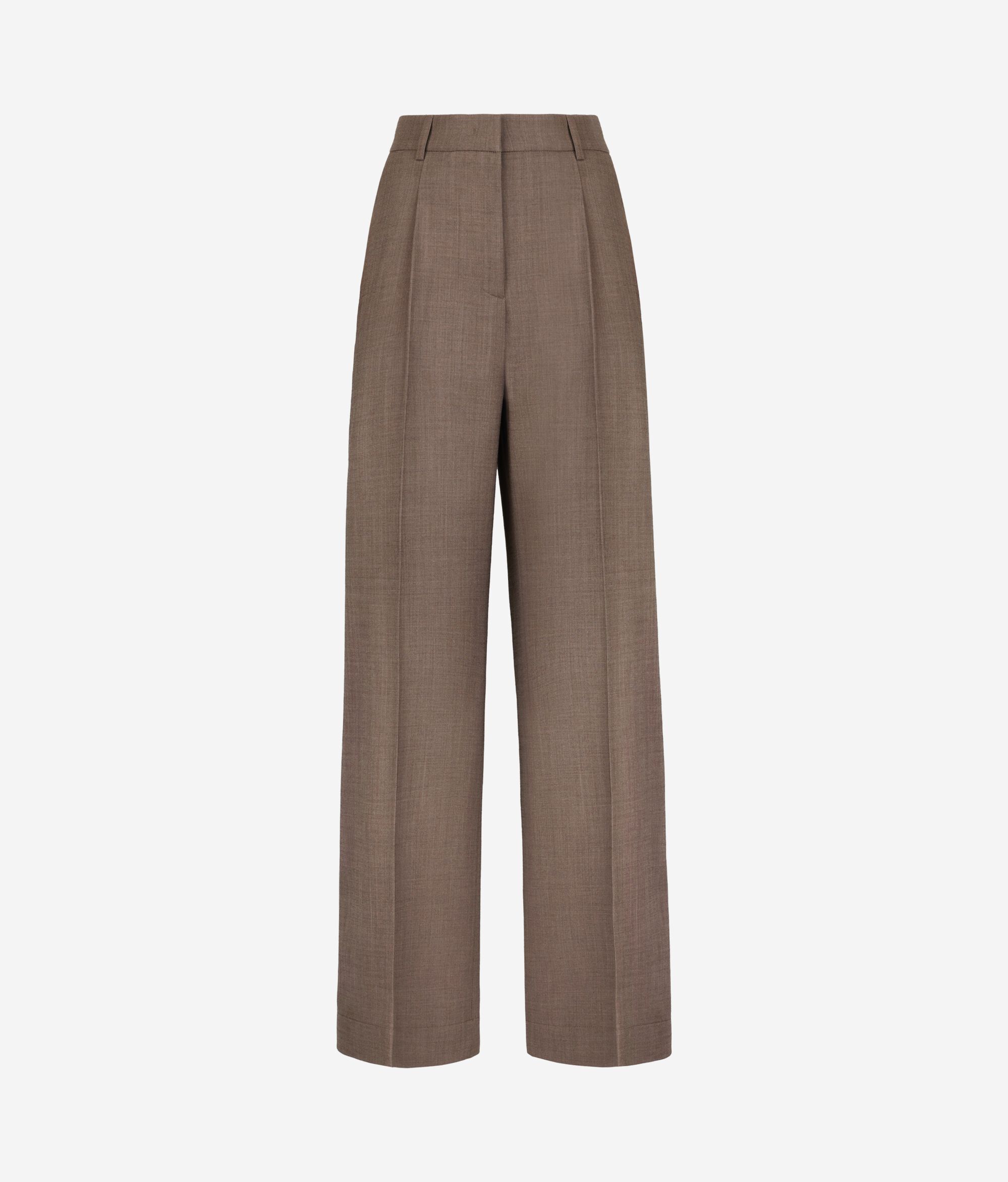 Pantalon large en laine