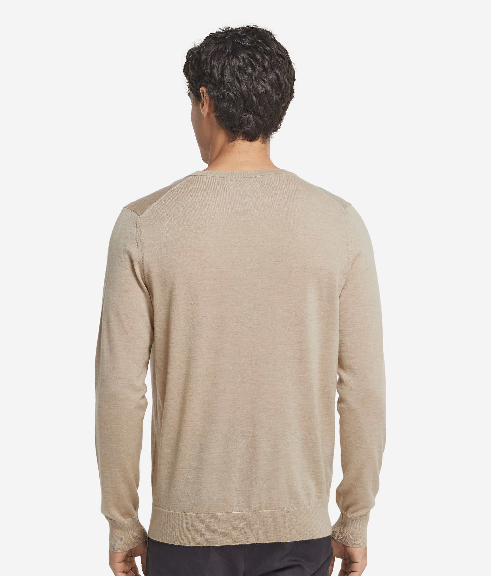 Pull homme en cachemire ultra-fin à col en V