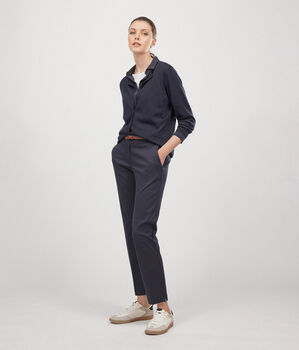 Round-Neck Ultrafine Cashmere Cardigan