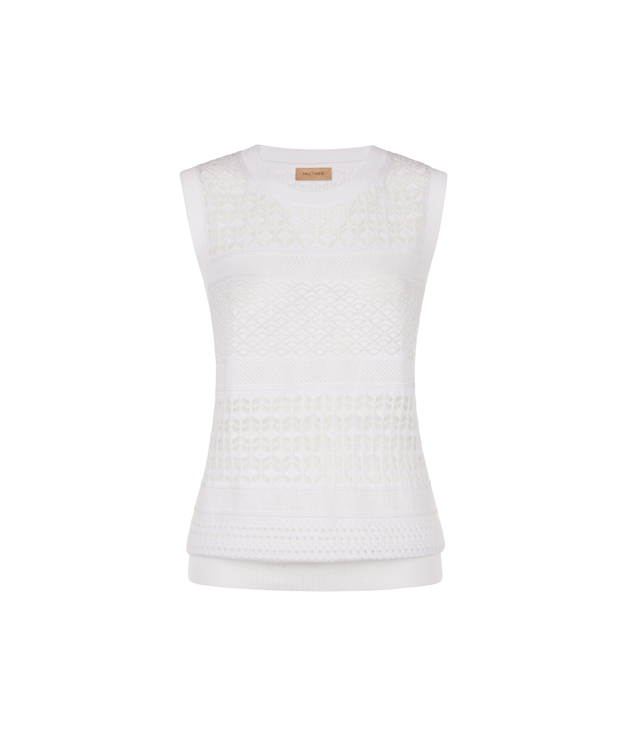 Häkel-Tanktop aus Baumwolle