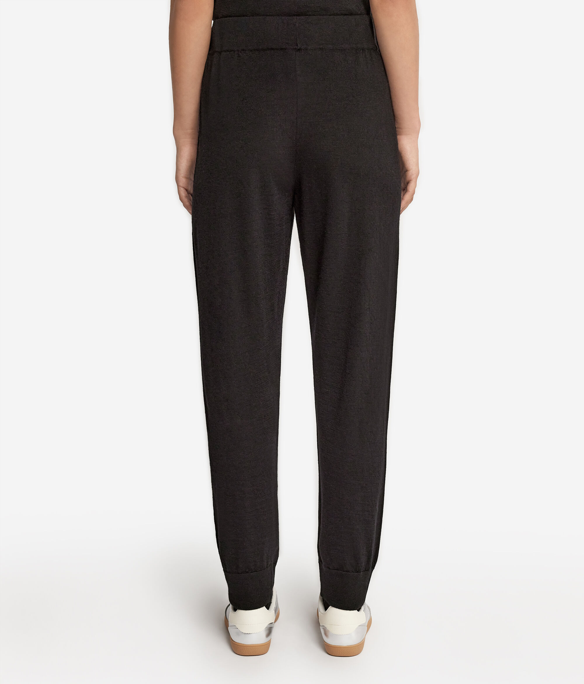 Ultrafine Cashmere Trousers with Cuffed Ankles
