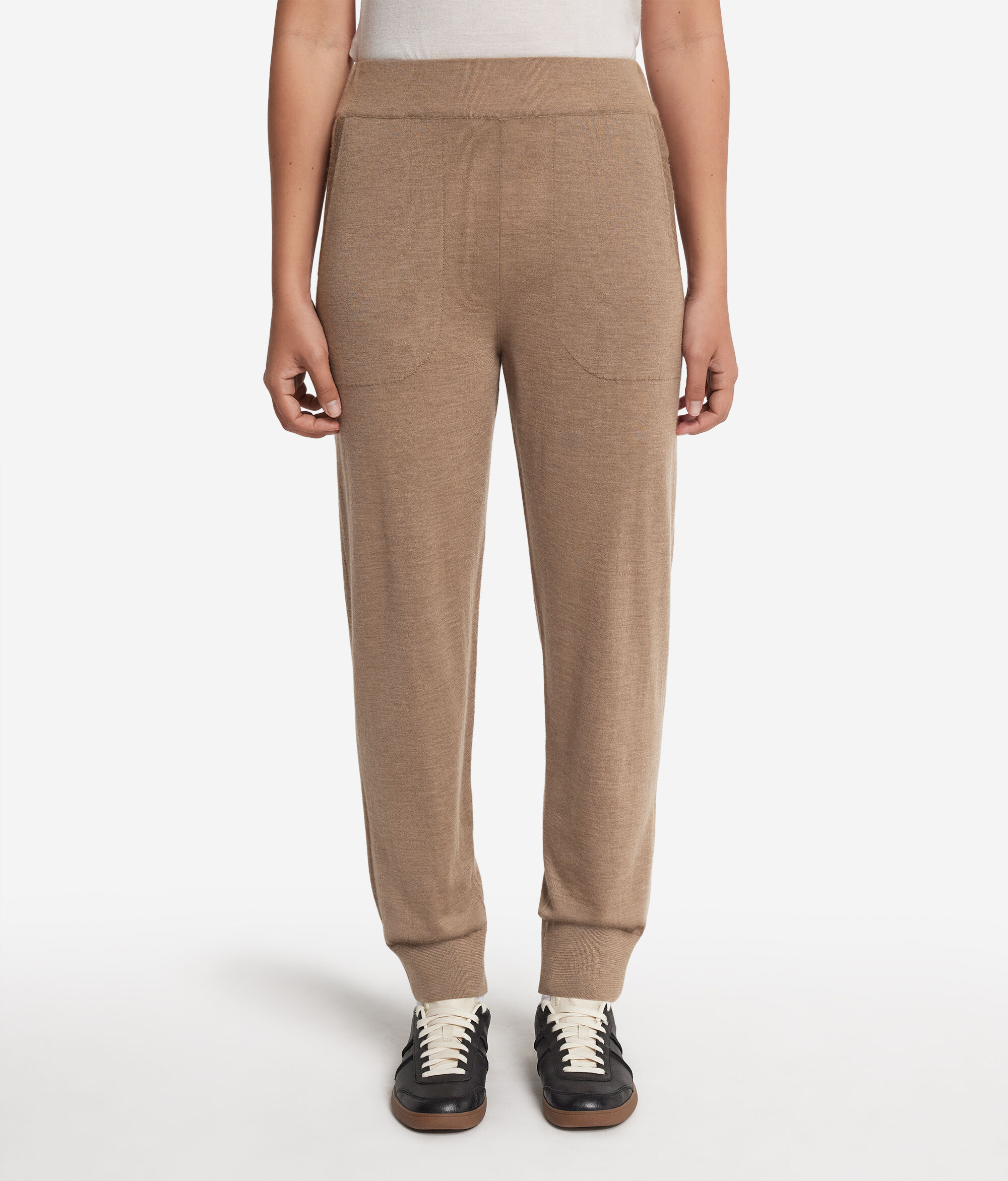 Ultrafine Cashmere Trousers with Cuffed Ankles