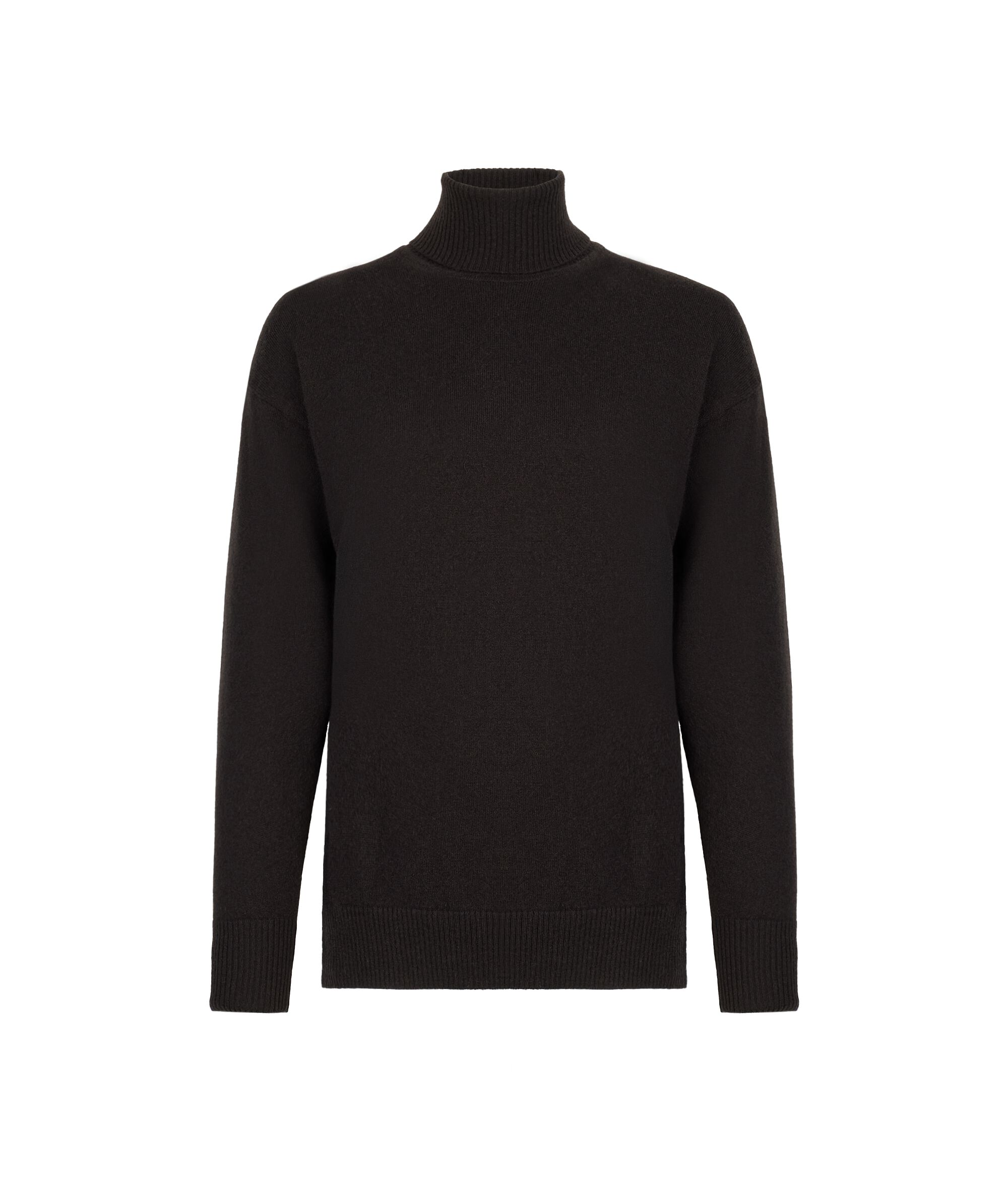 Rollkragenpullover aus Kaschmir Ultrasoft mit Schlitzen