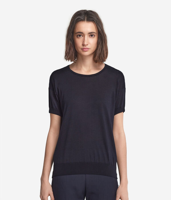 Джемпер из шелка и хлопка