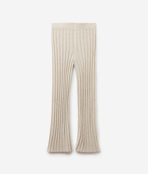Брюки из ультрамягкого кашемира в рубчик