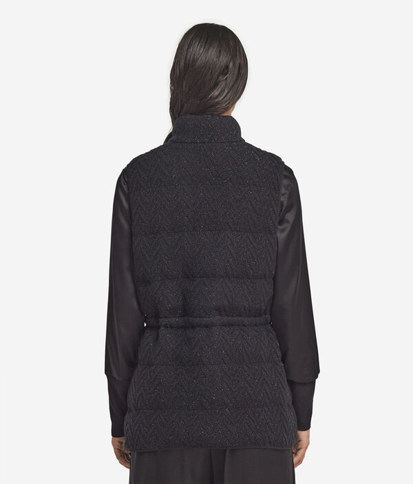 Пуховый жилет из кашемира