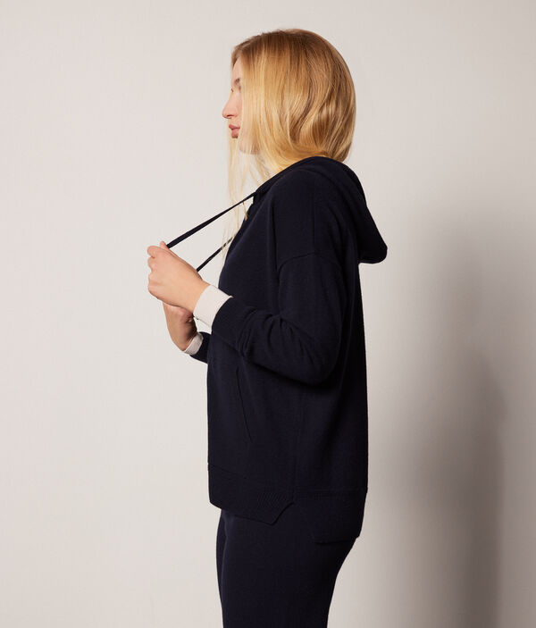 Hooded Ultrasoft Cashmere Sweatshirt