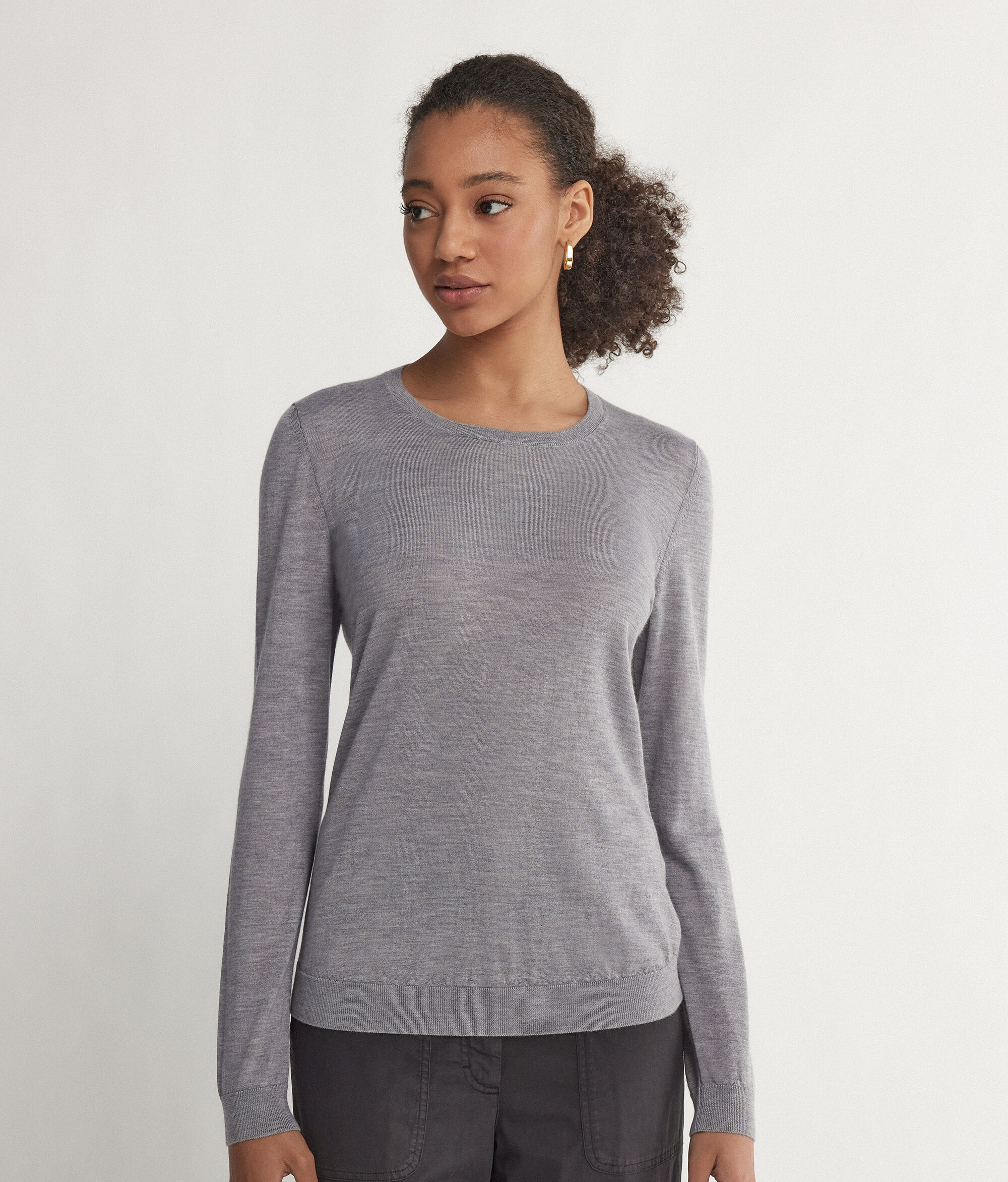 Ultrafine Cashmere Crewneck Sweater