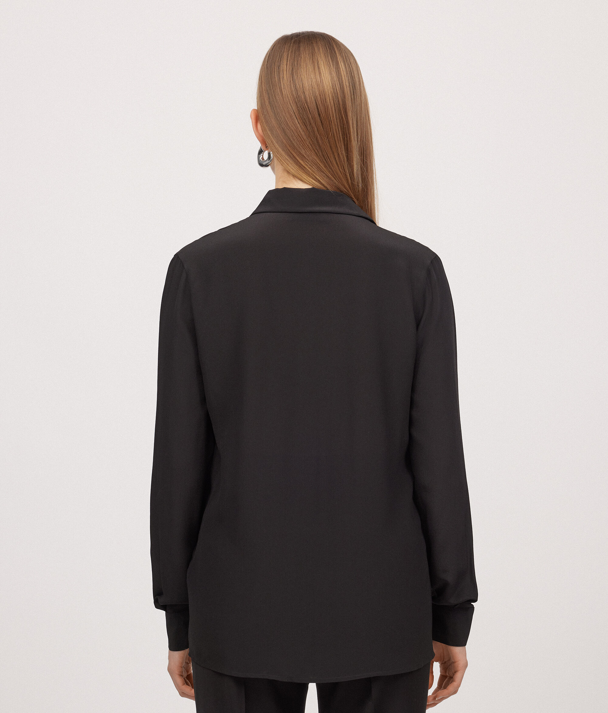 Camicia in Seta con Colletto