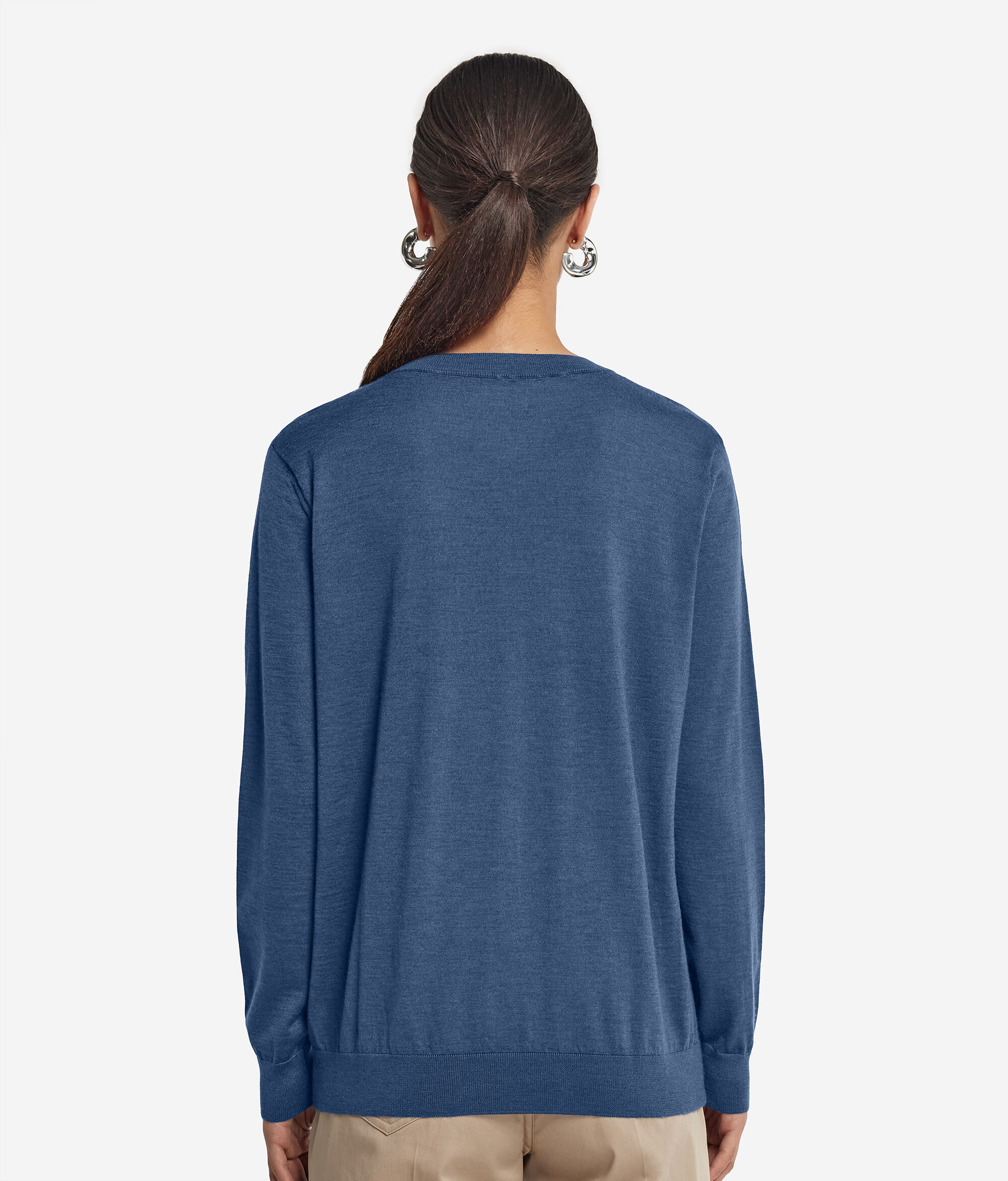 Ultrafine Cashmere V-Neck Sweater