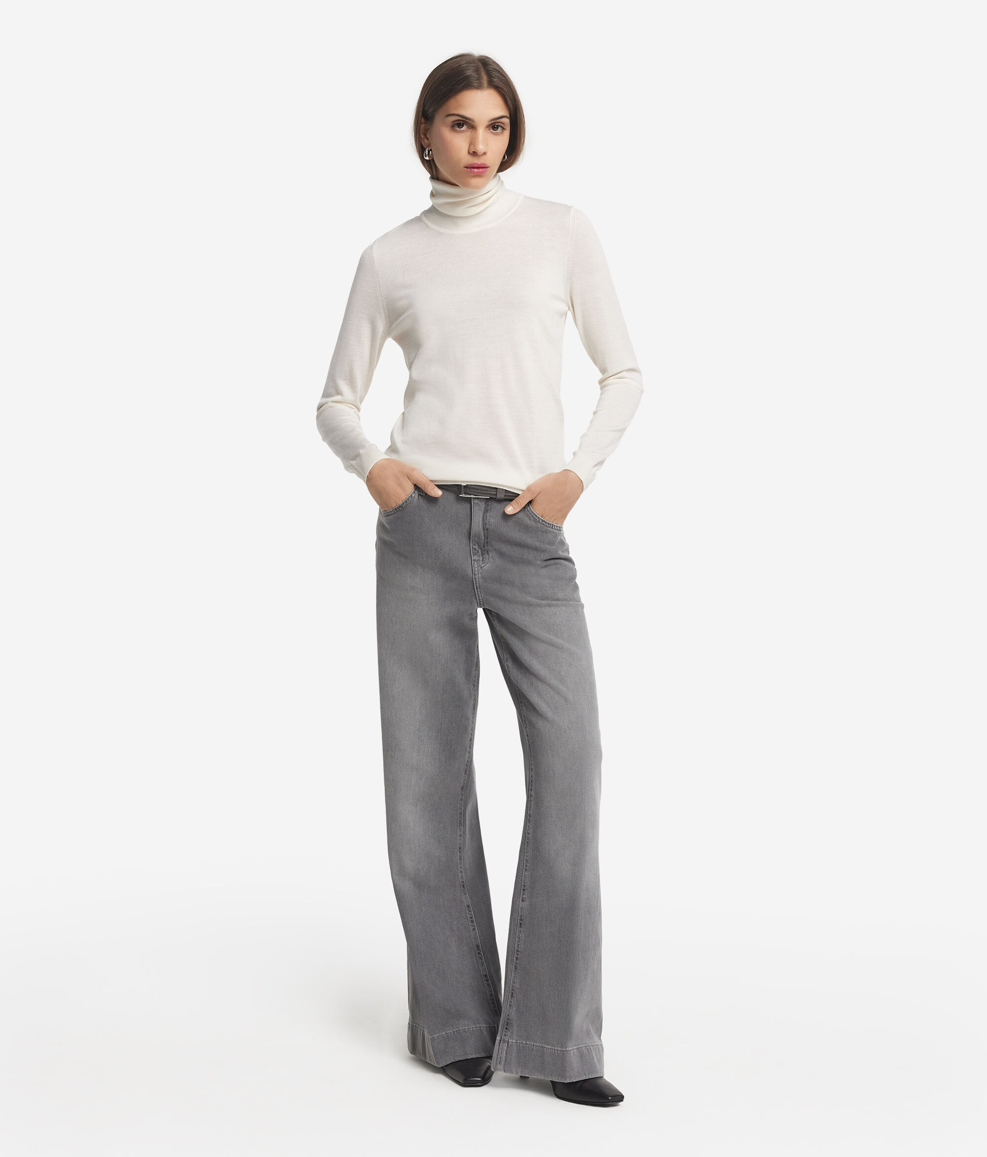 Ultrafine Cashmere Turtleneck Jumper