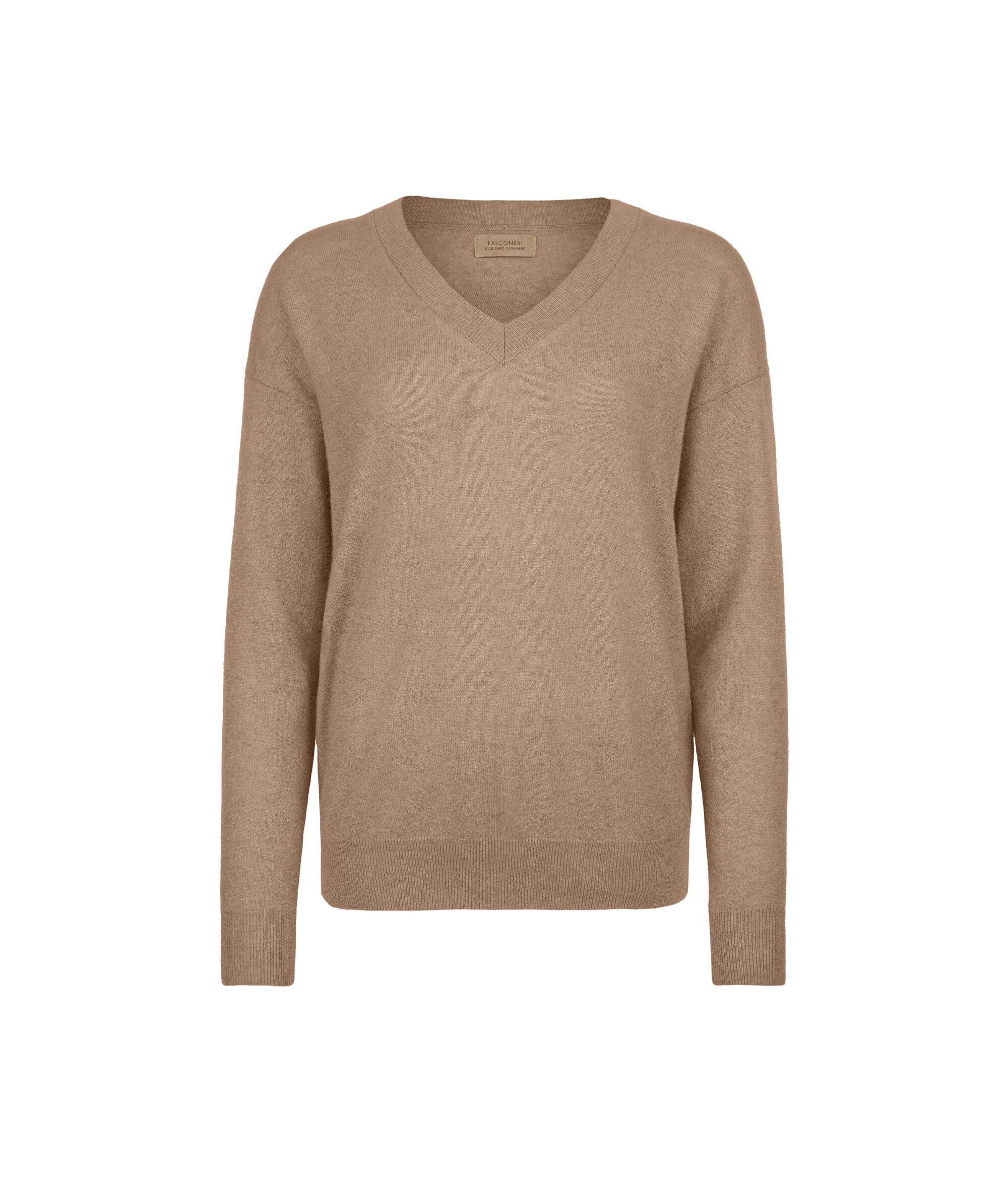 Pullover mit V-Ausschnitt aus Kaschmir Ultrasoft