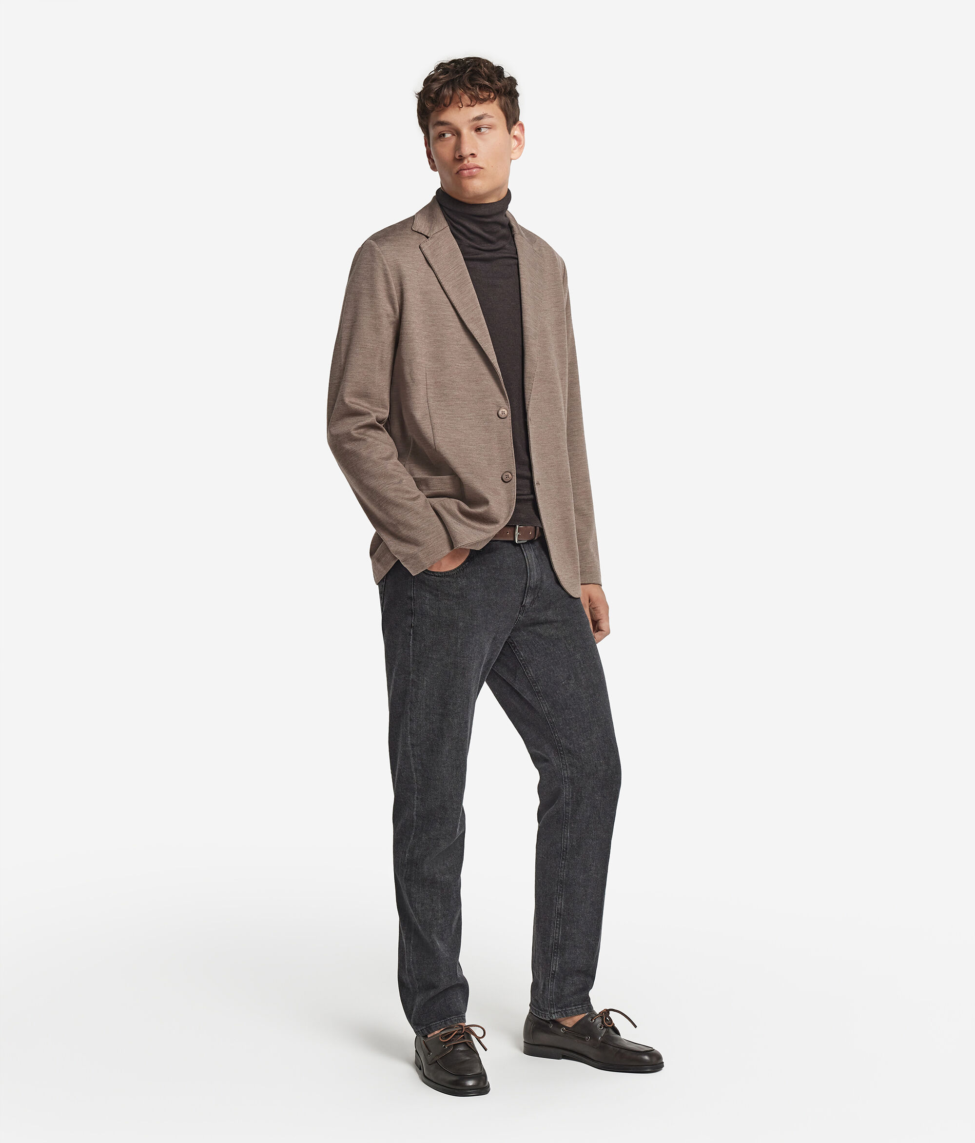 Blazer aus Wolljersey