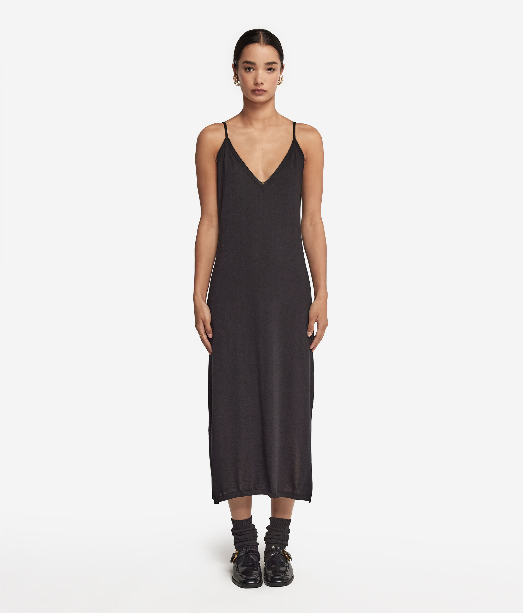 Kleid im Lingeriestil aus Kaschmir Ultrafine