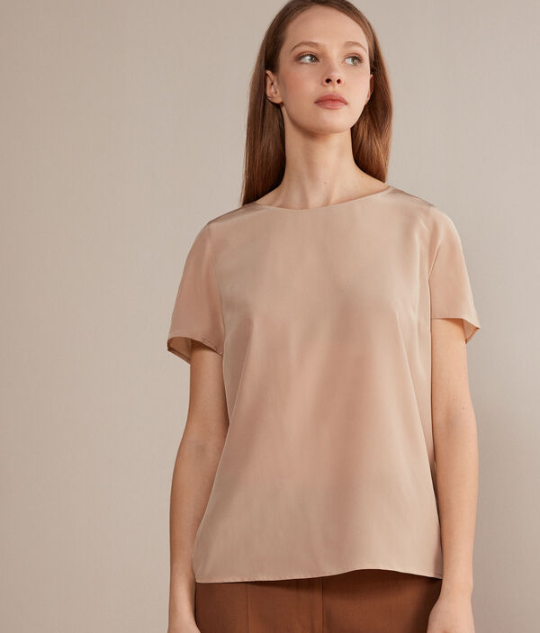 Блуза из шелка и модала