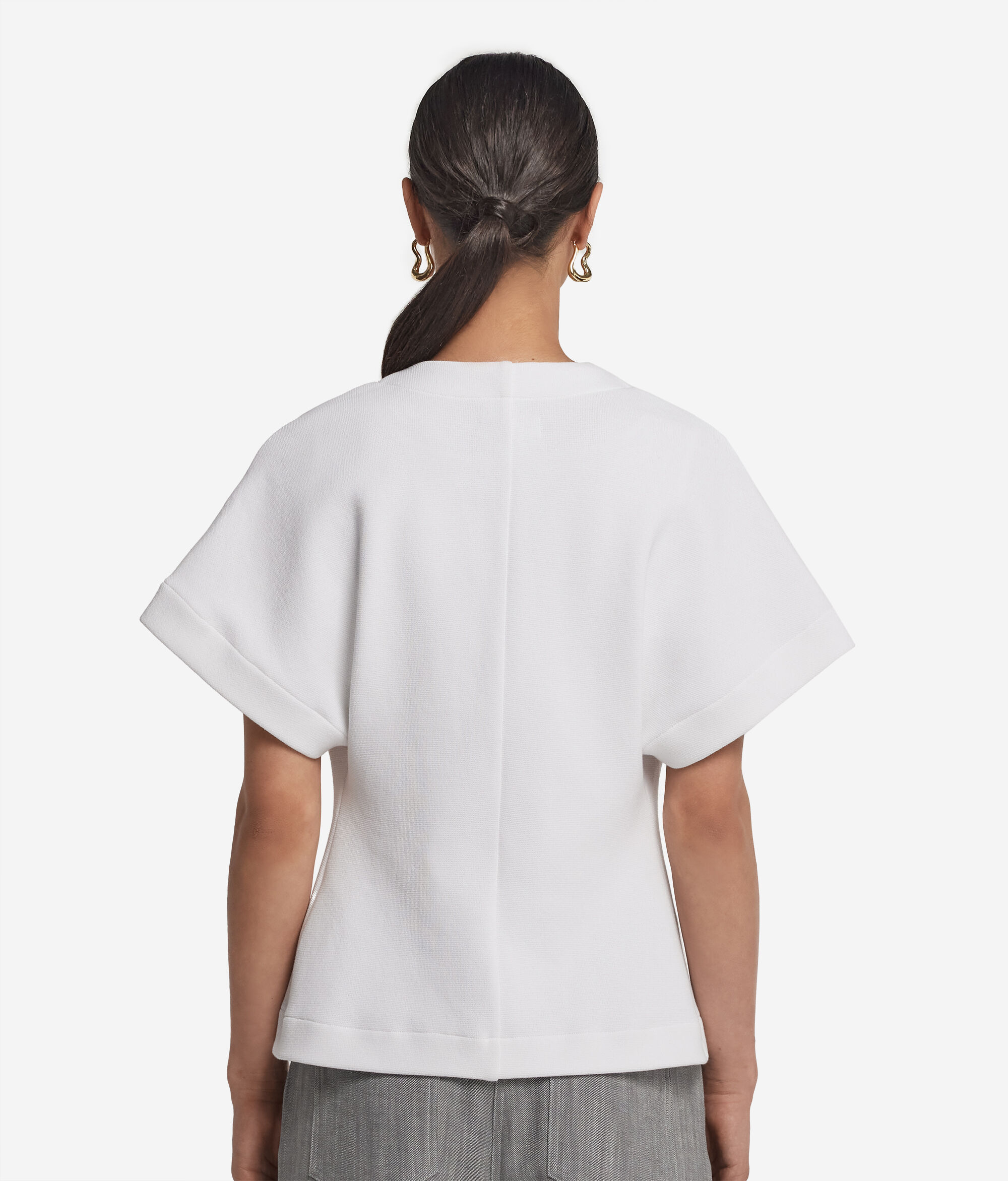 Gilet à manches kimono courtes