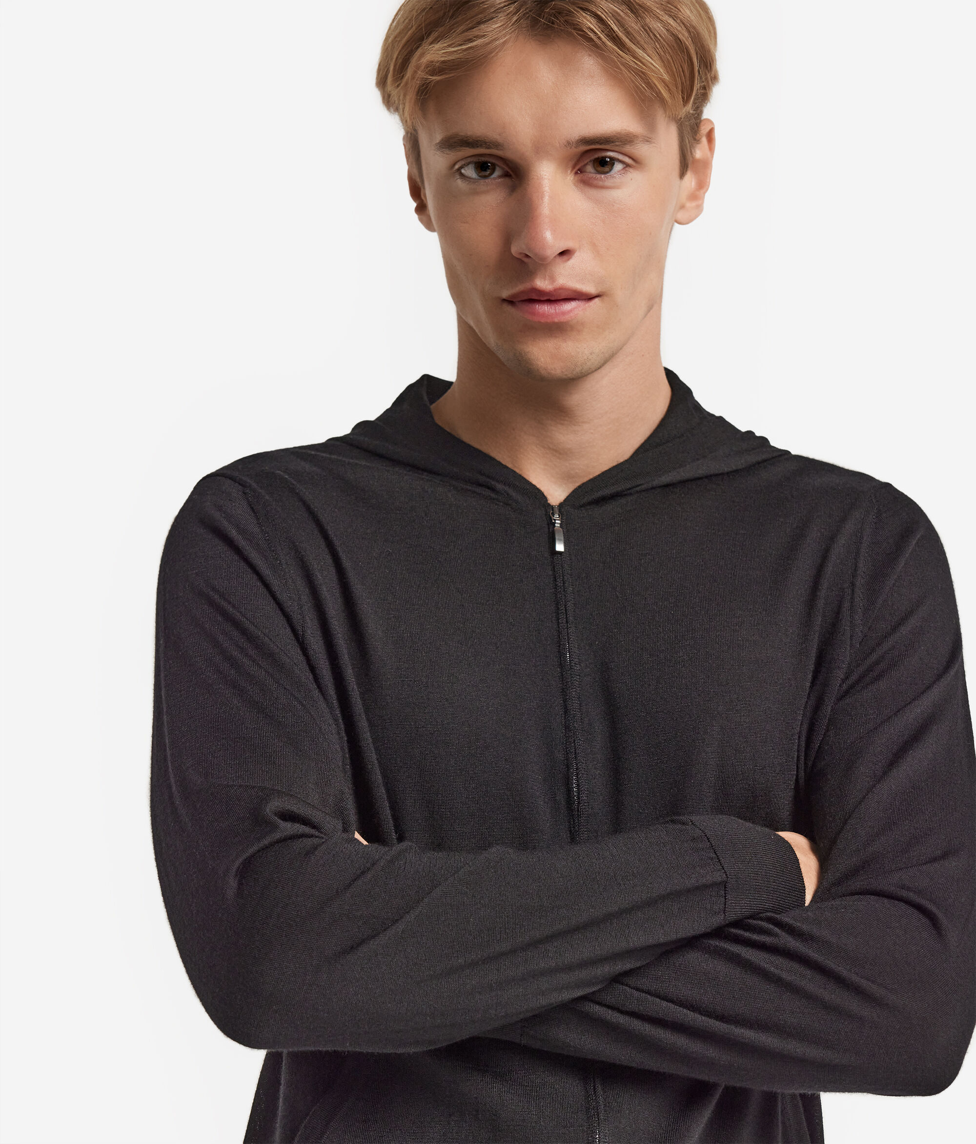 Ultrafine Cashmere Hooded Sweatshirt