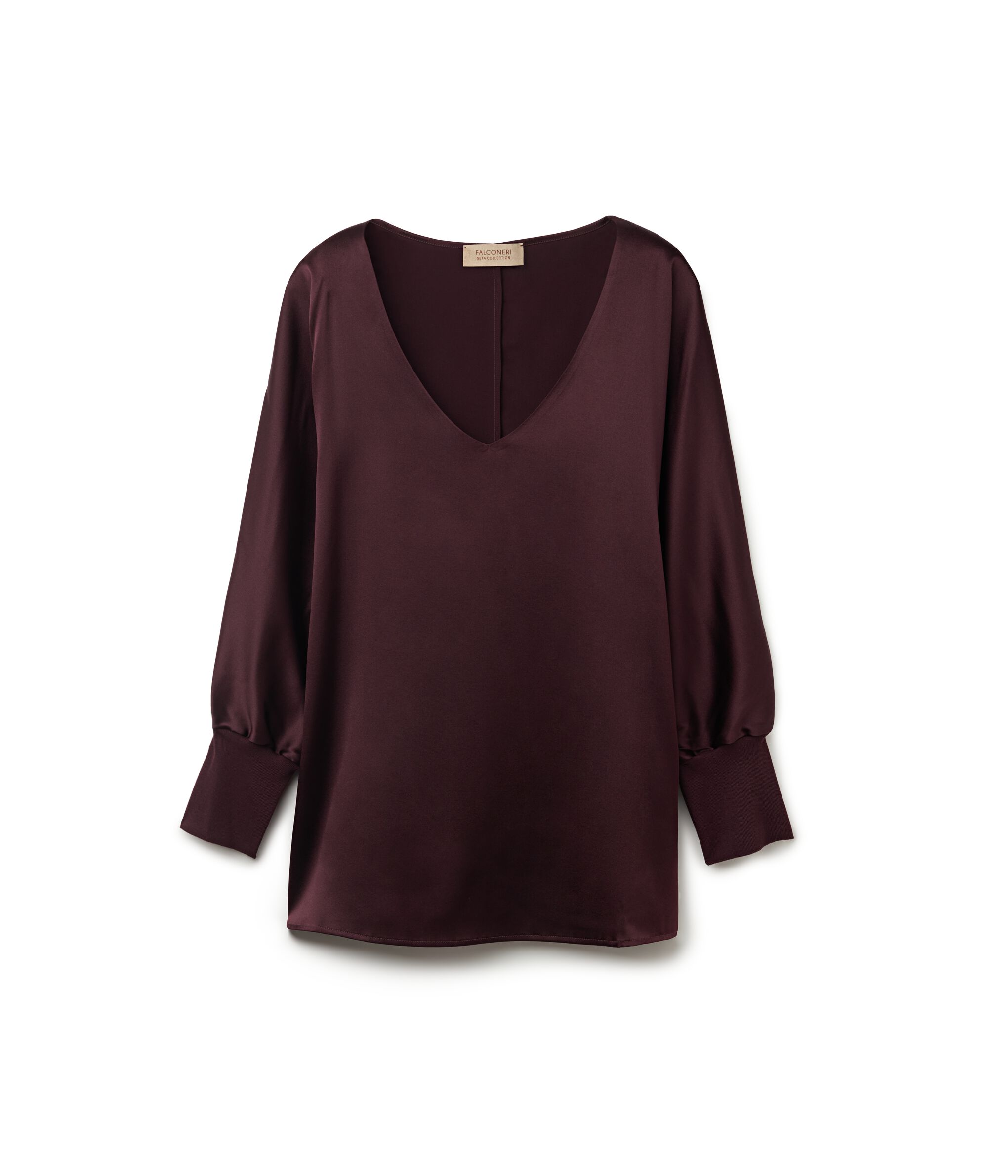 Silk V-Neck Blouse