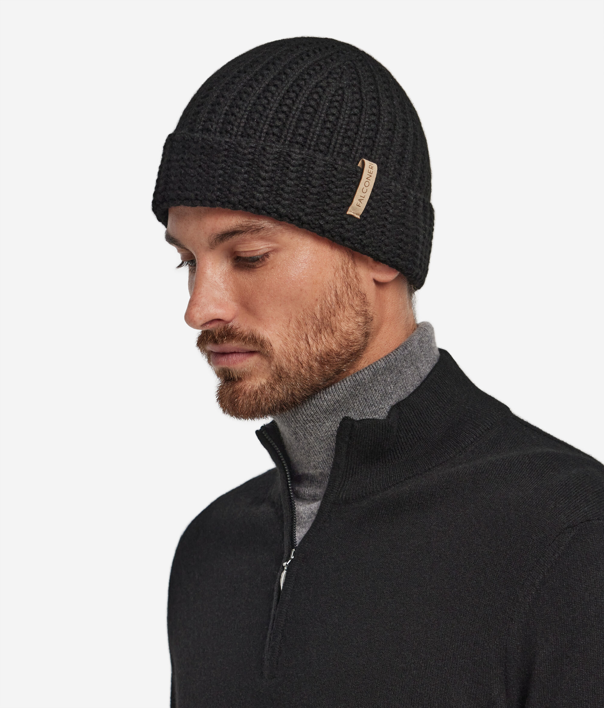 Berretto a coste in Cashmere Ultrasoft