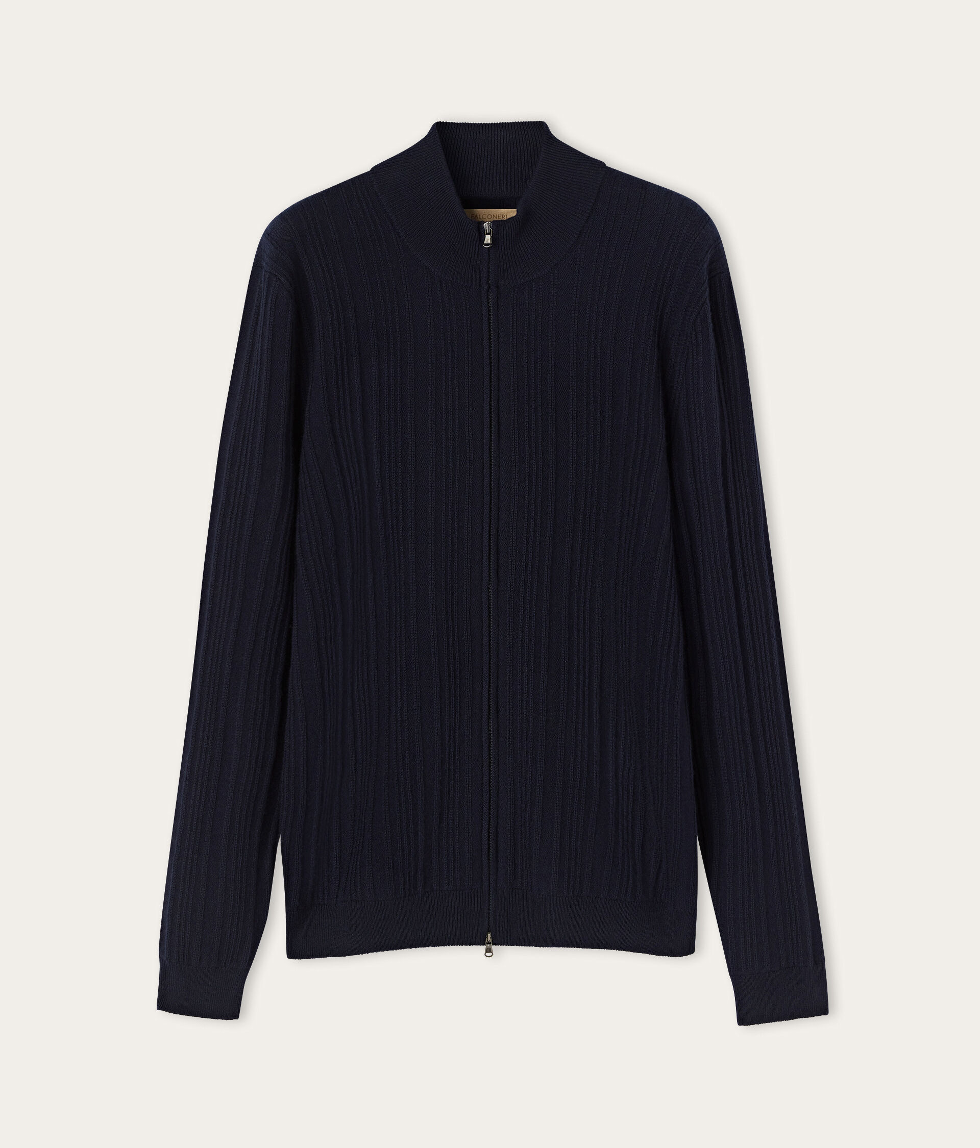 Cashmere blend short quilted jacket
