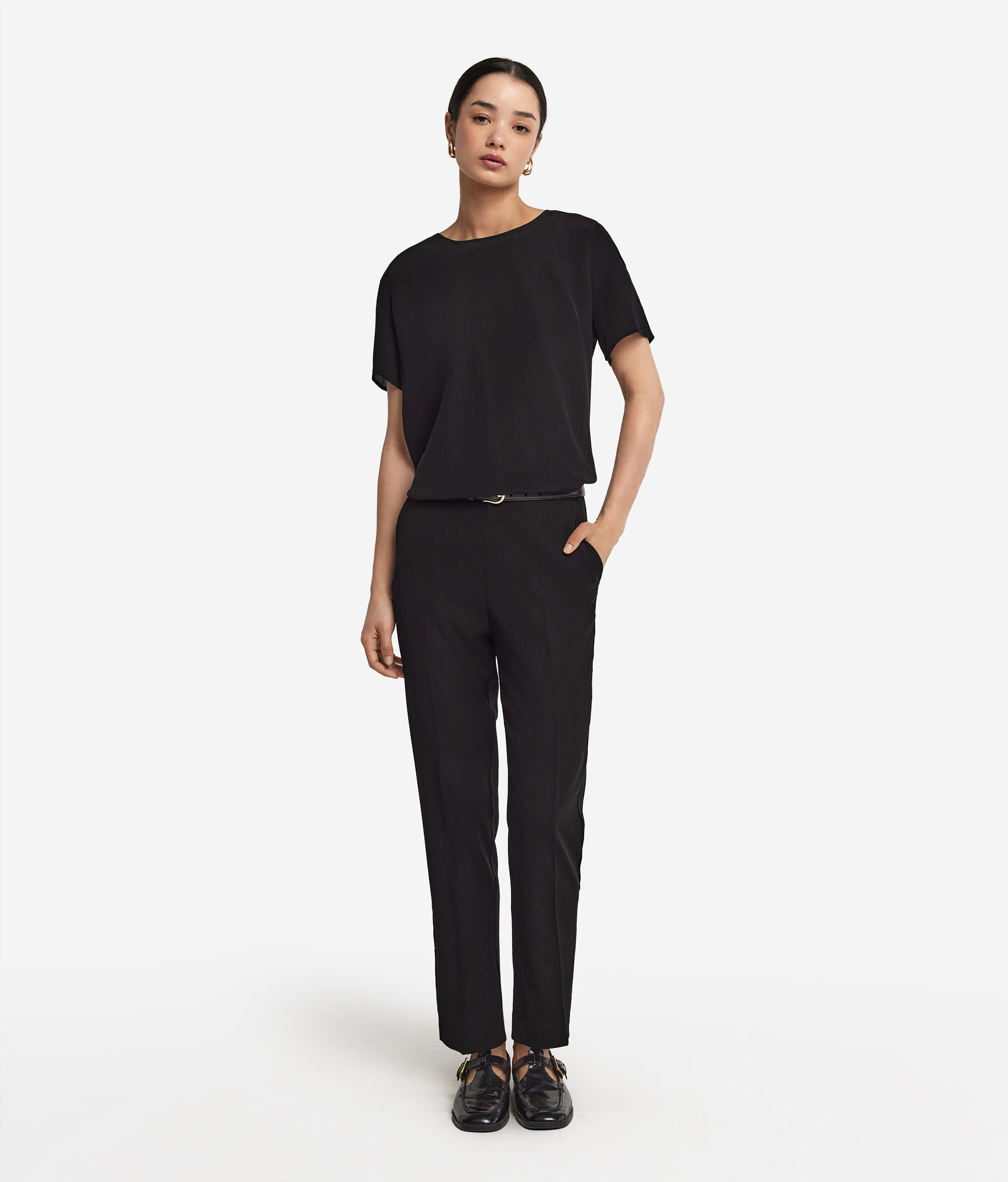 Блуза из шелка и модала