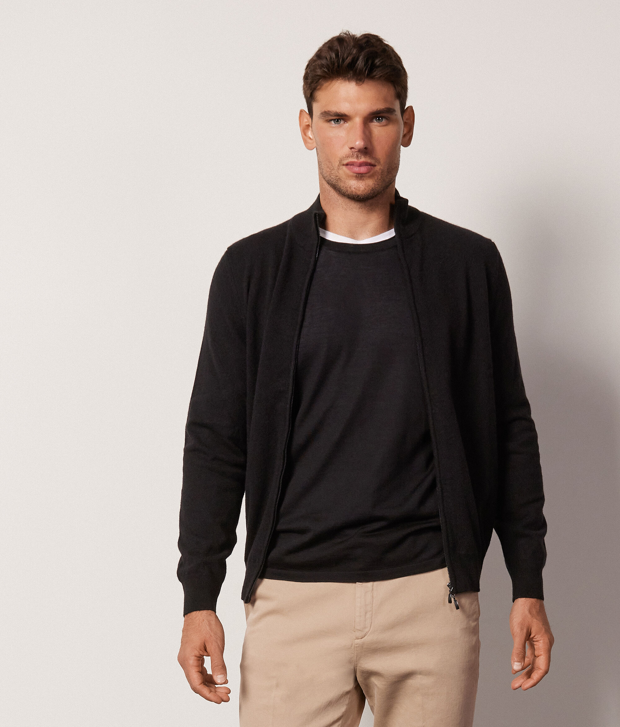 Silk and Cotton Crewneck Sweater