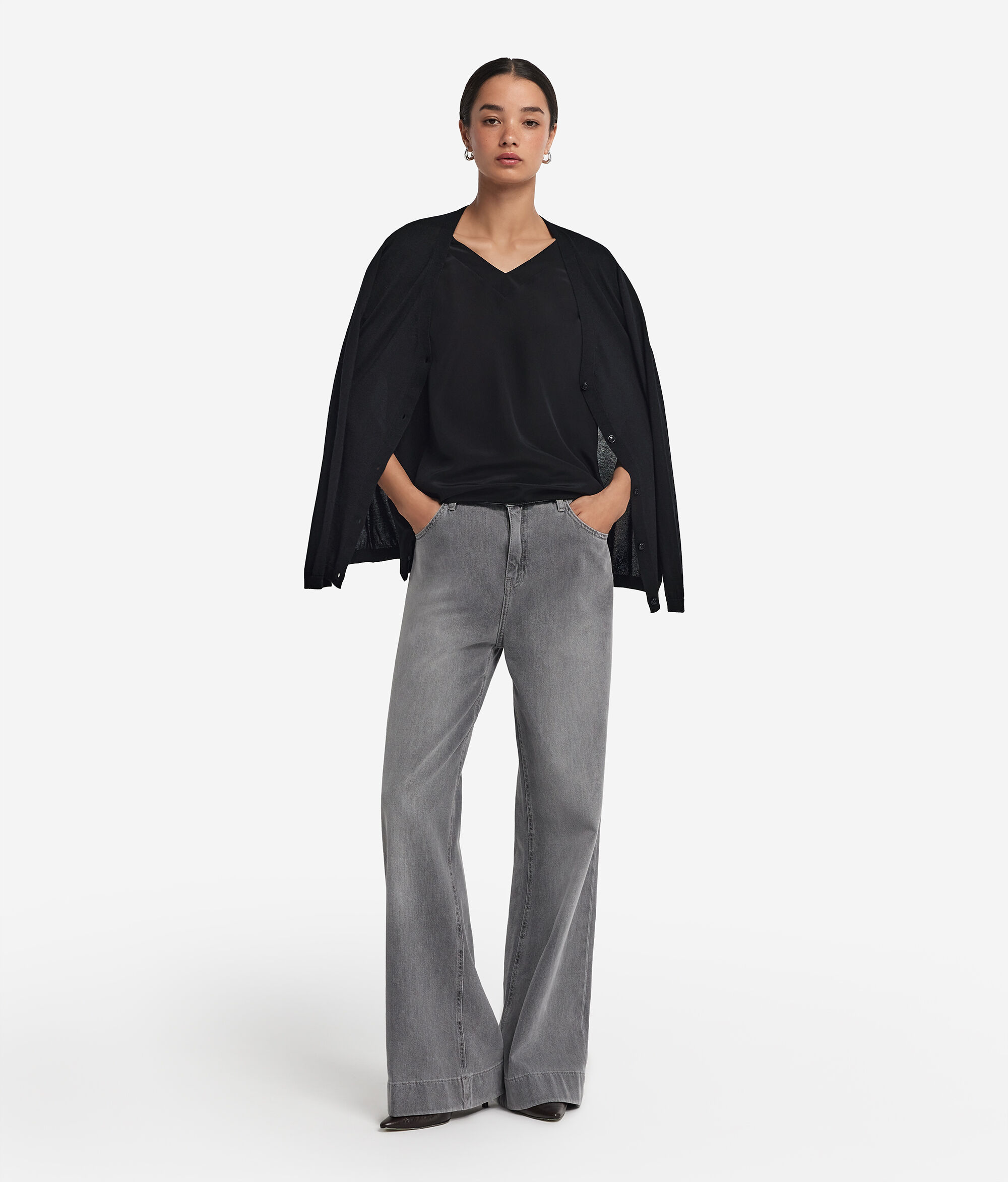 Блуза из шелка и модала