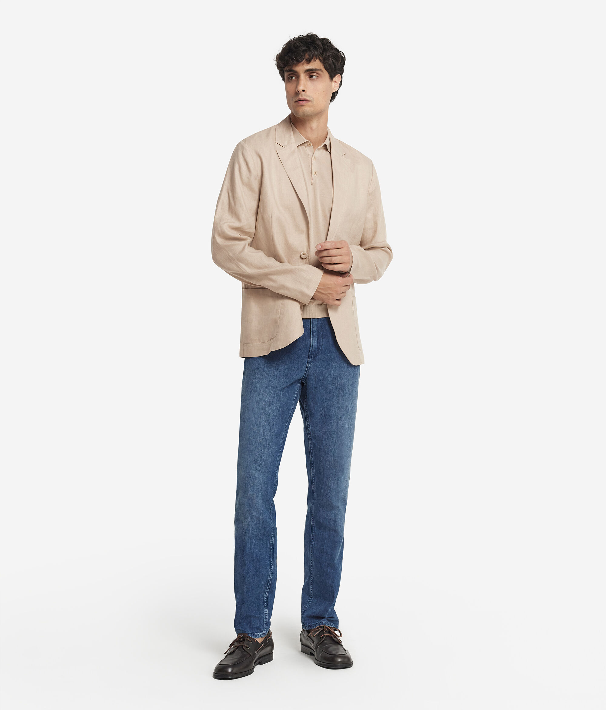 Пиджак изо льна