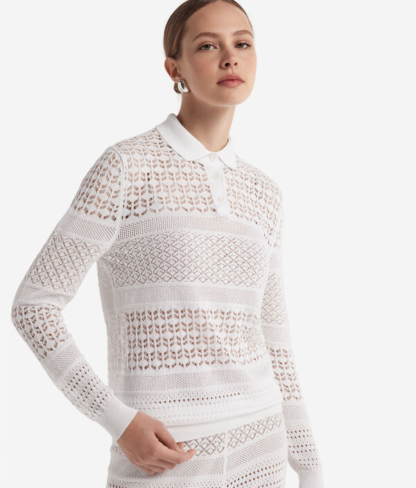 Джемпер-поло из хлопка