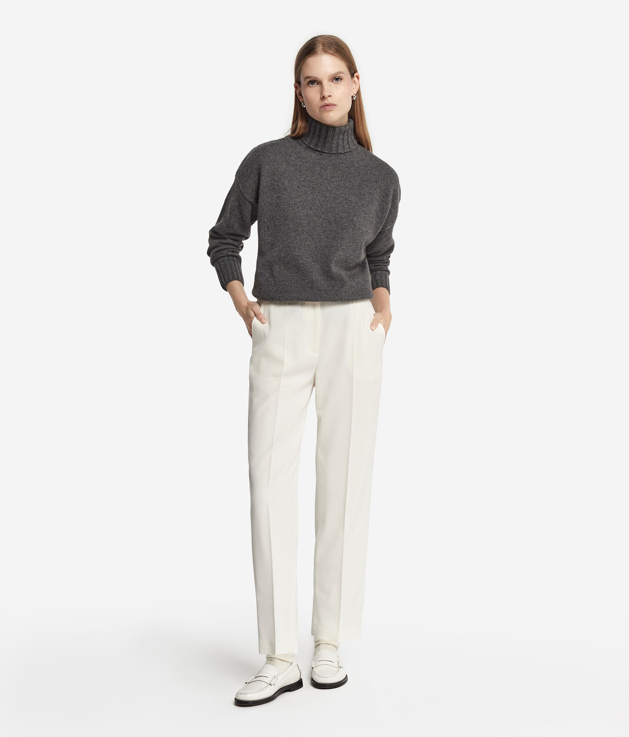 Ultrasoft Cashmere Turtleneck Maxi Jumper